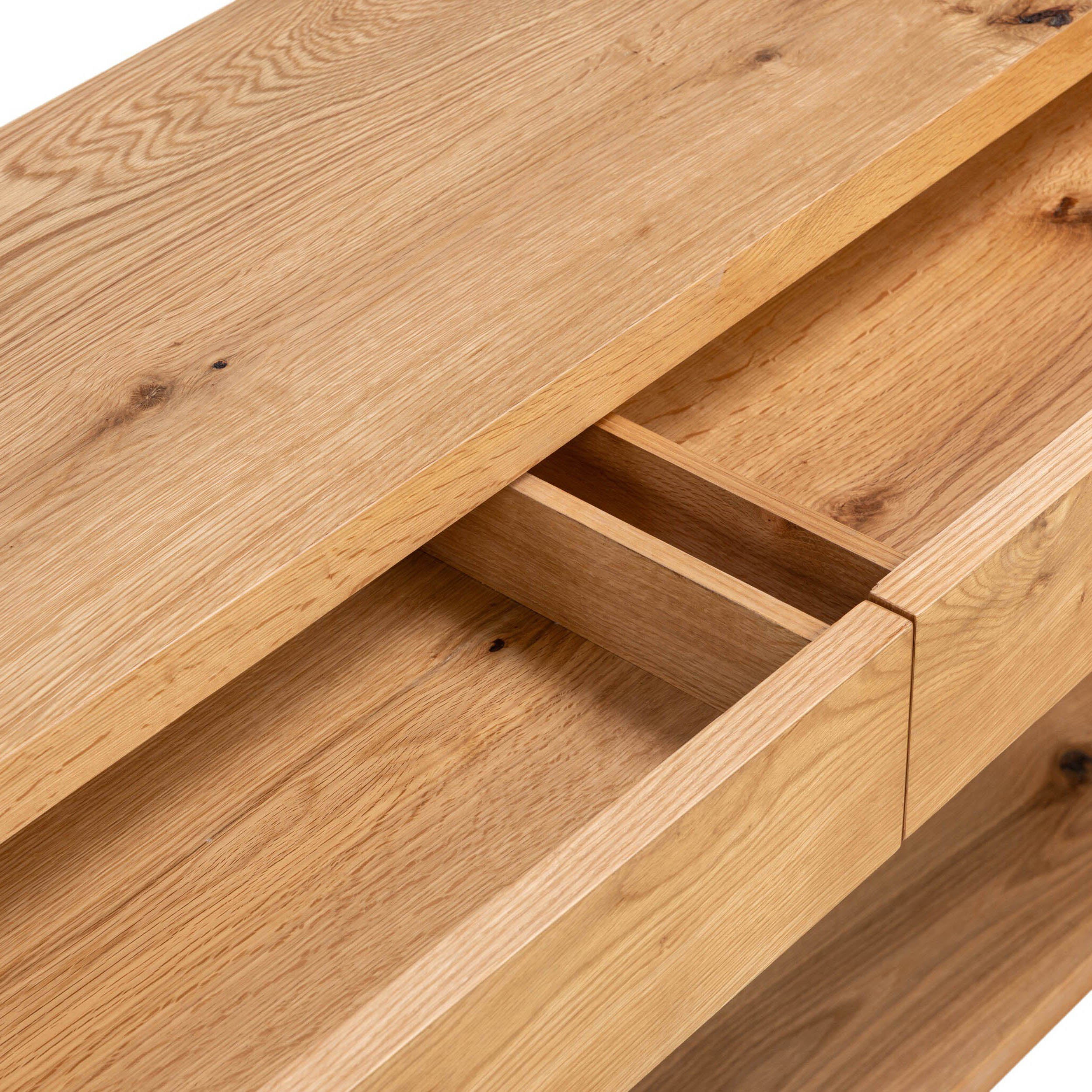Novella Console Table, Natural by Four Hands - Image 5