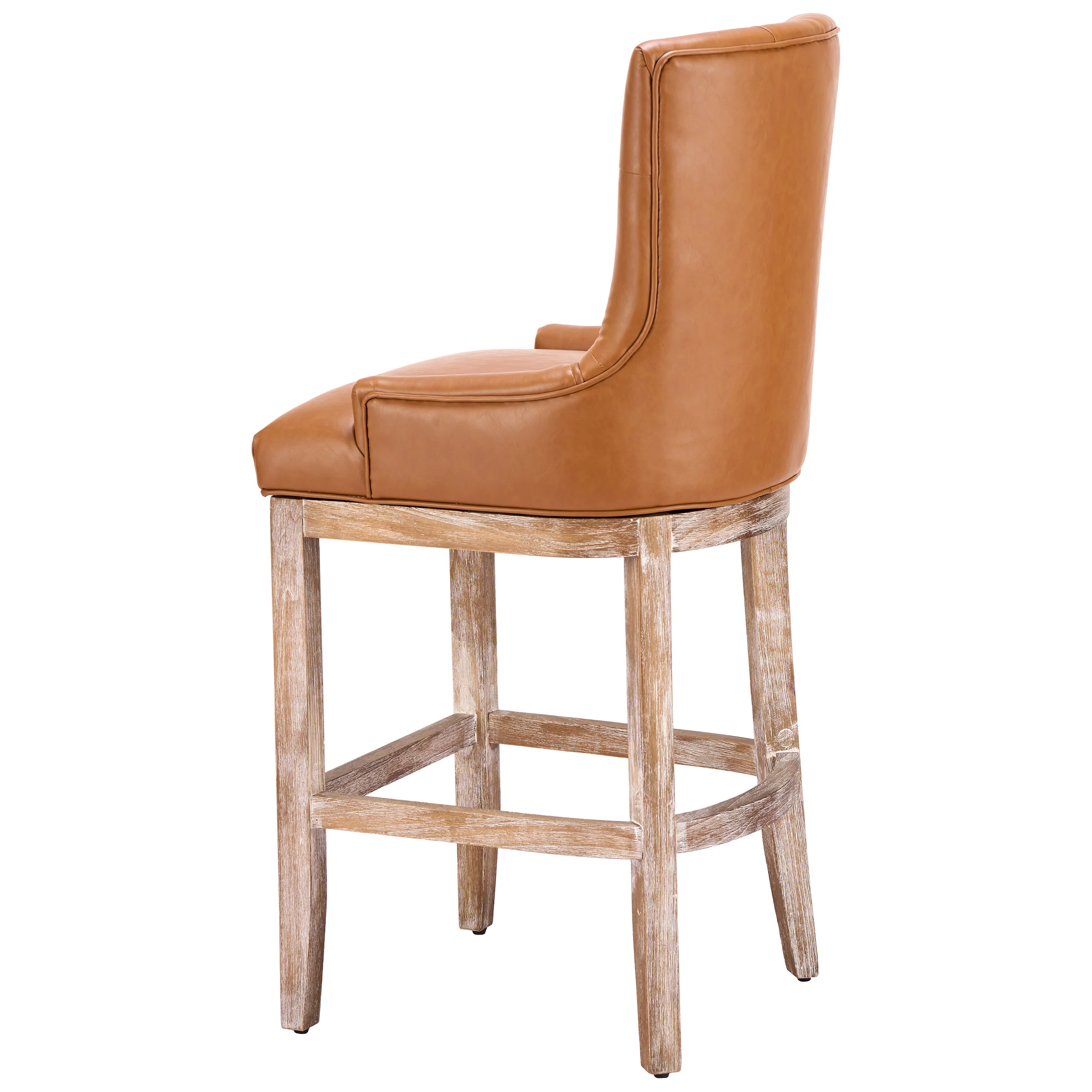 Nuby Swivel Barstool, Brown - Image 4