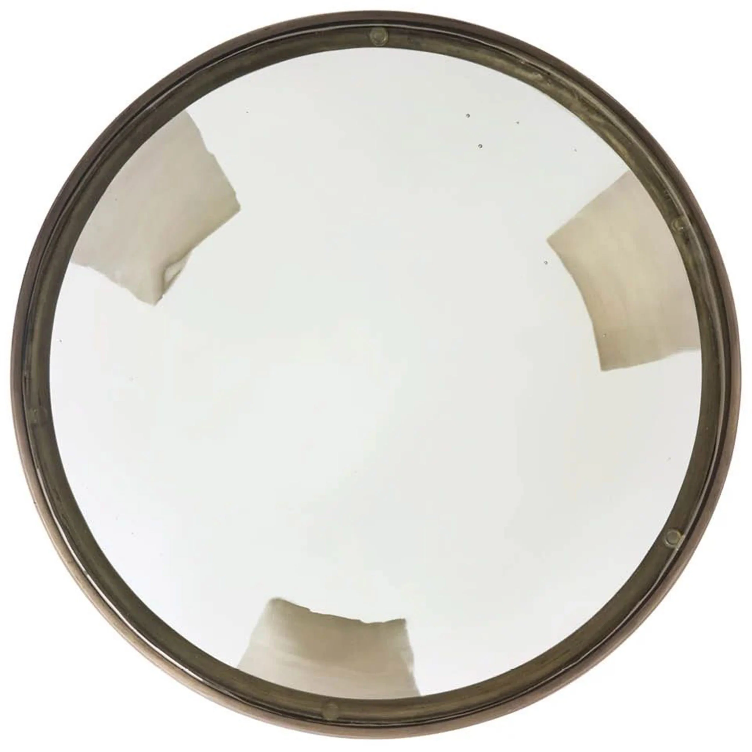 Nuvola Round End Table, Antique Zinc - Image 3