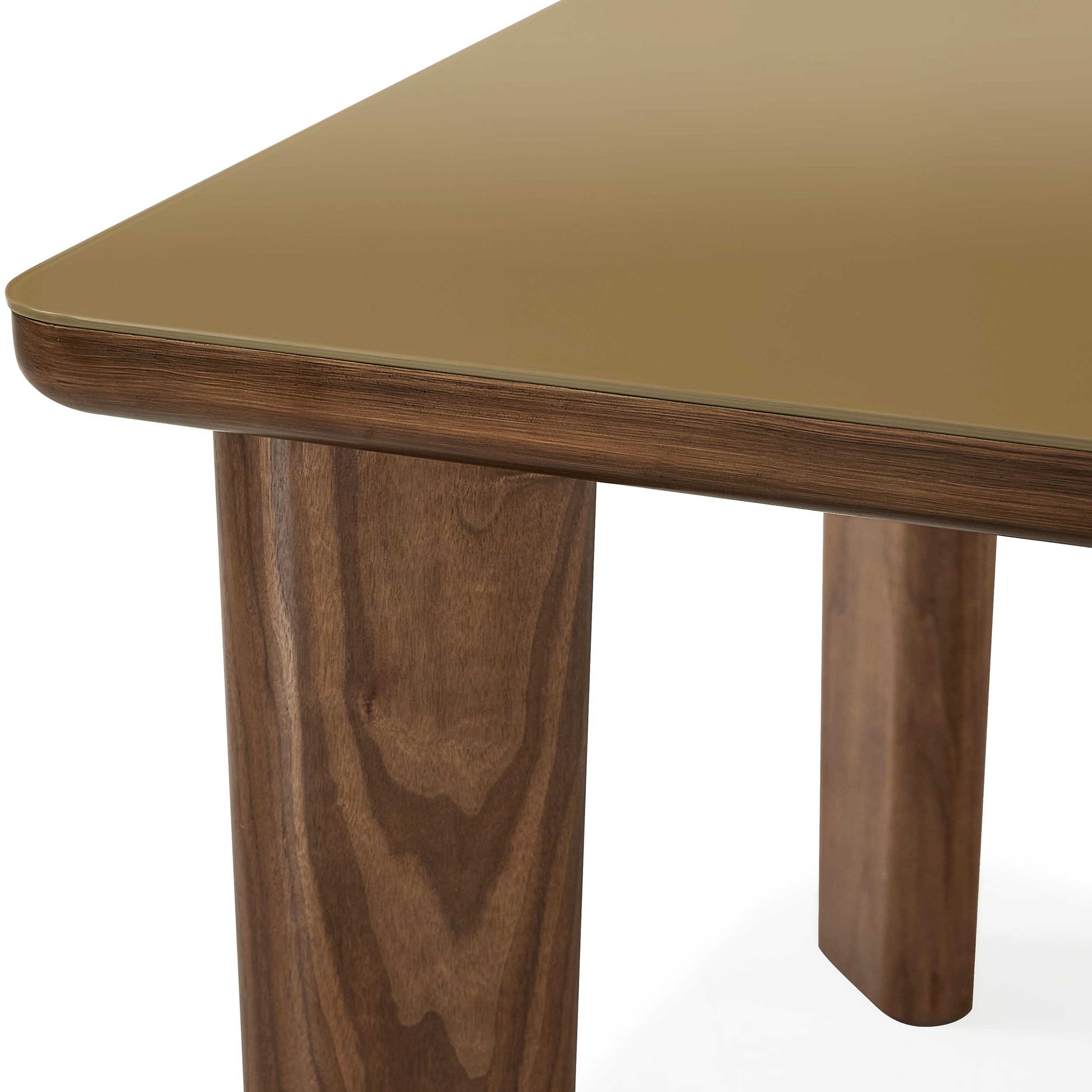 Oani Rectangular Dining Table, Walnut - Image 4