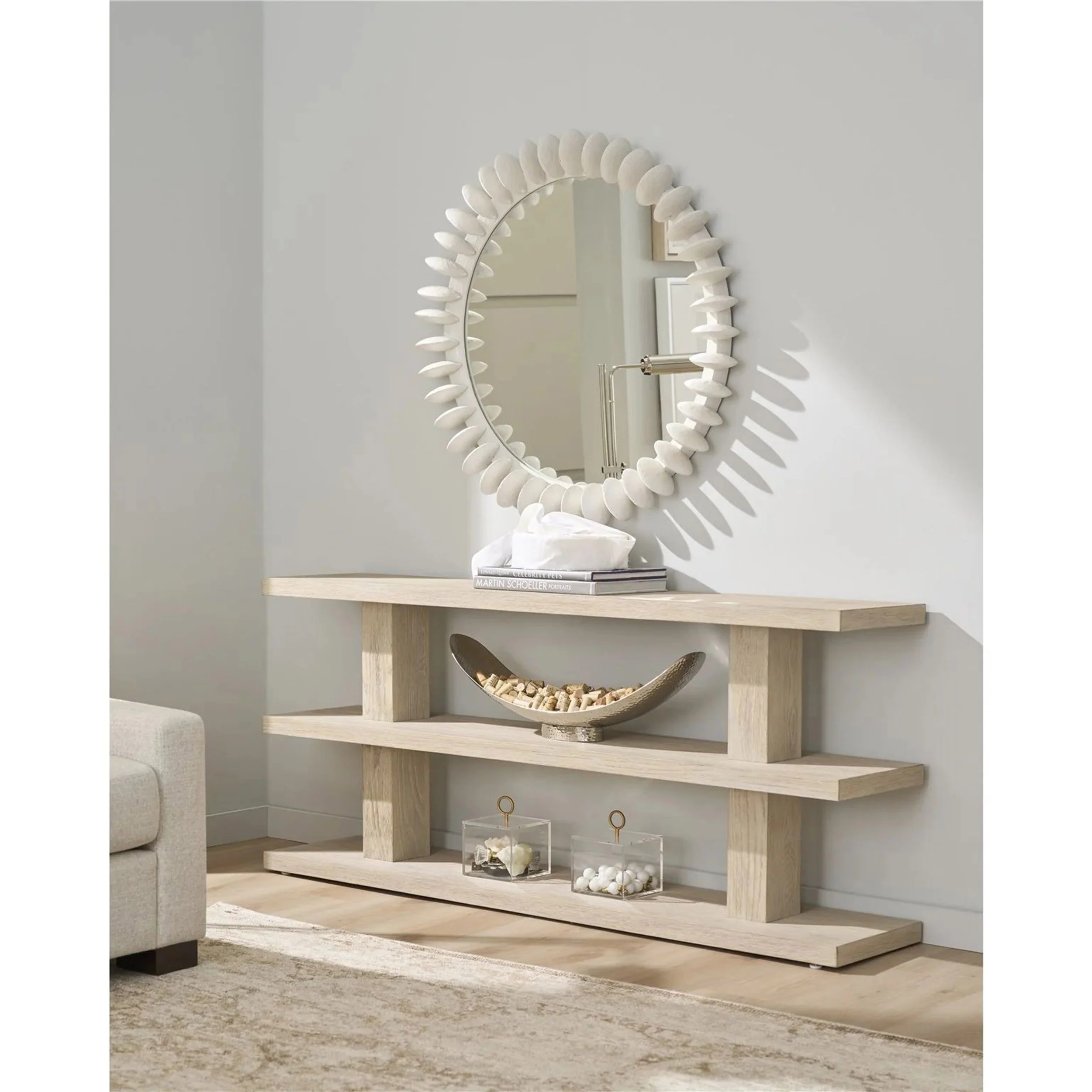 Oasis 3 Tiers Console Table, Dockside - Image 3
