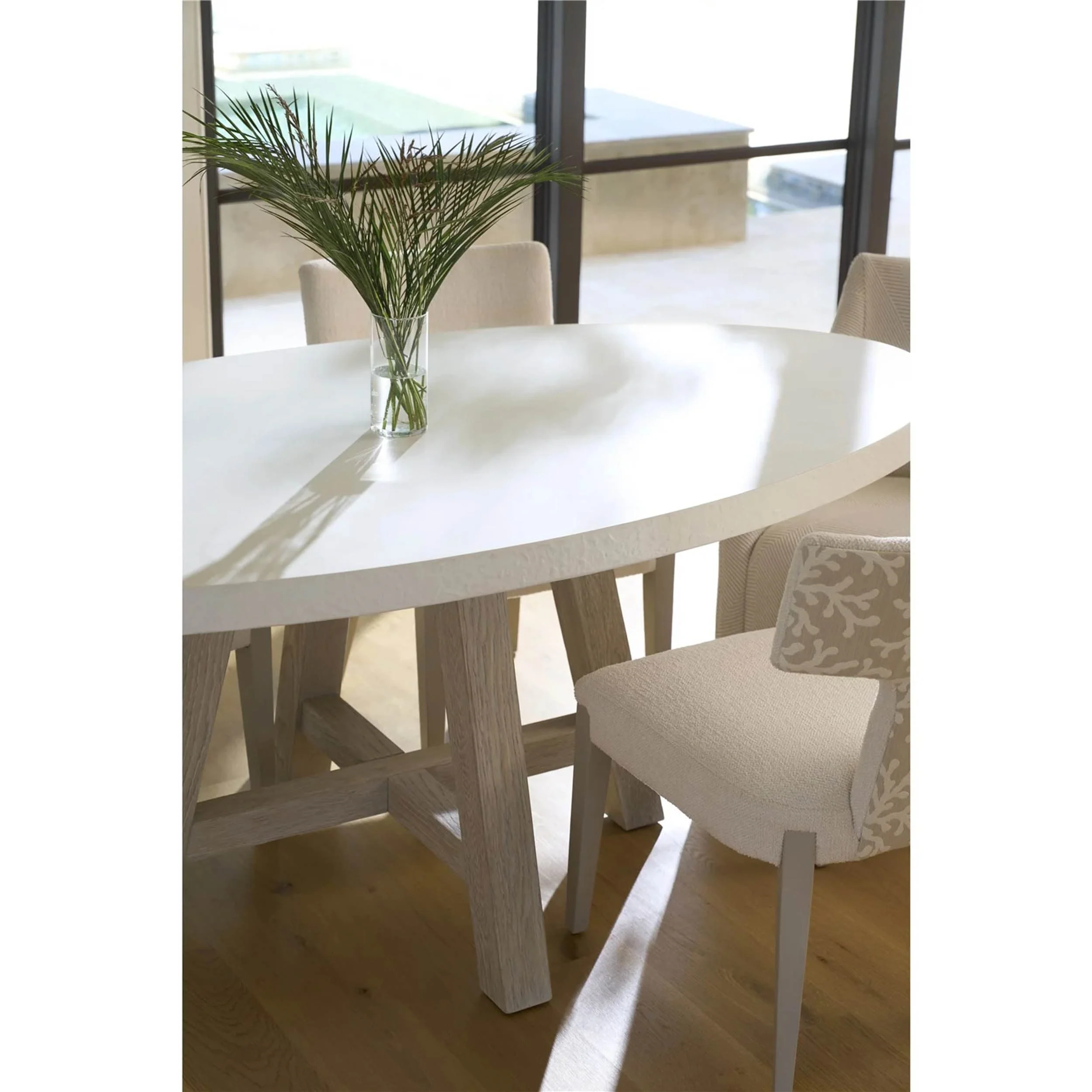 Oasis Round Dining Table, White - Image 4