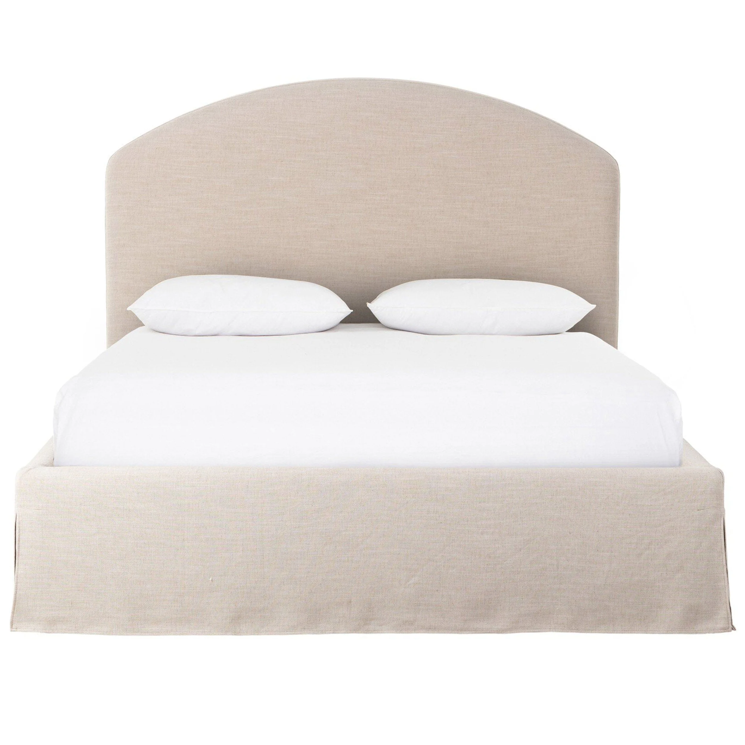 Oasley Slipcover Bed, Savoy Parchment by Four Hands - Image 2