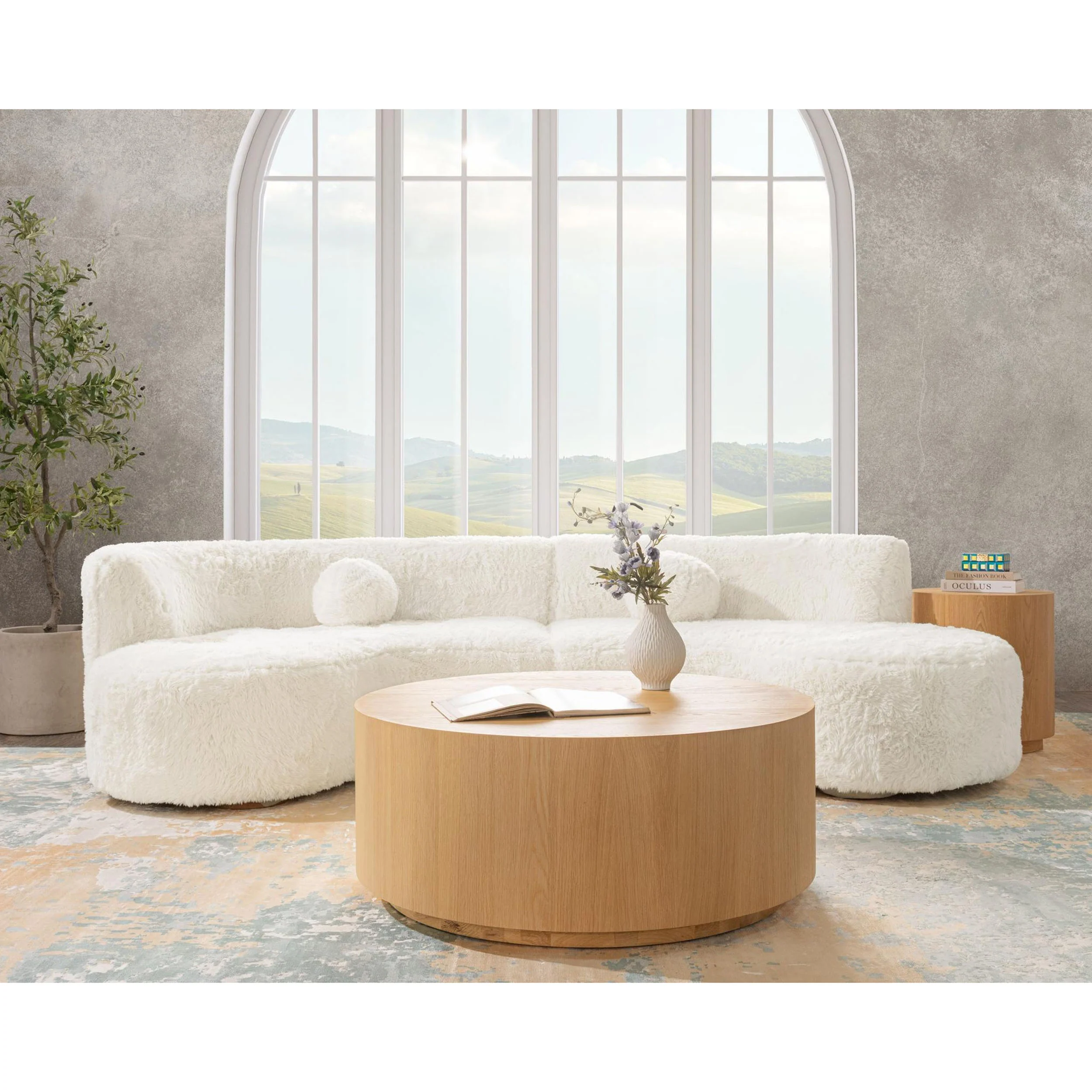 Octavia 2 Piece Sectional, Vanilla - Image 6