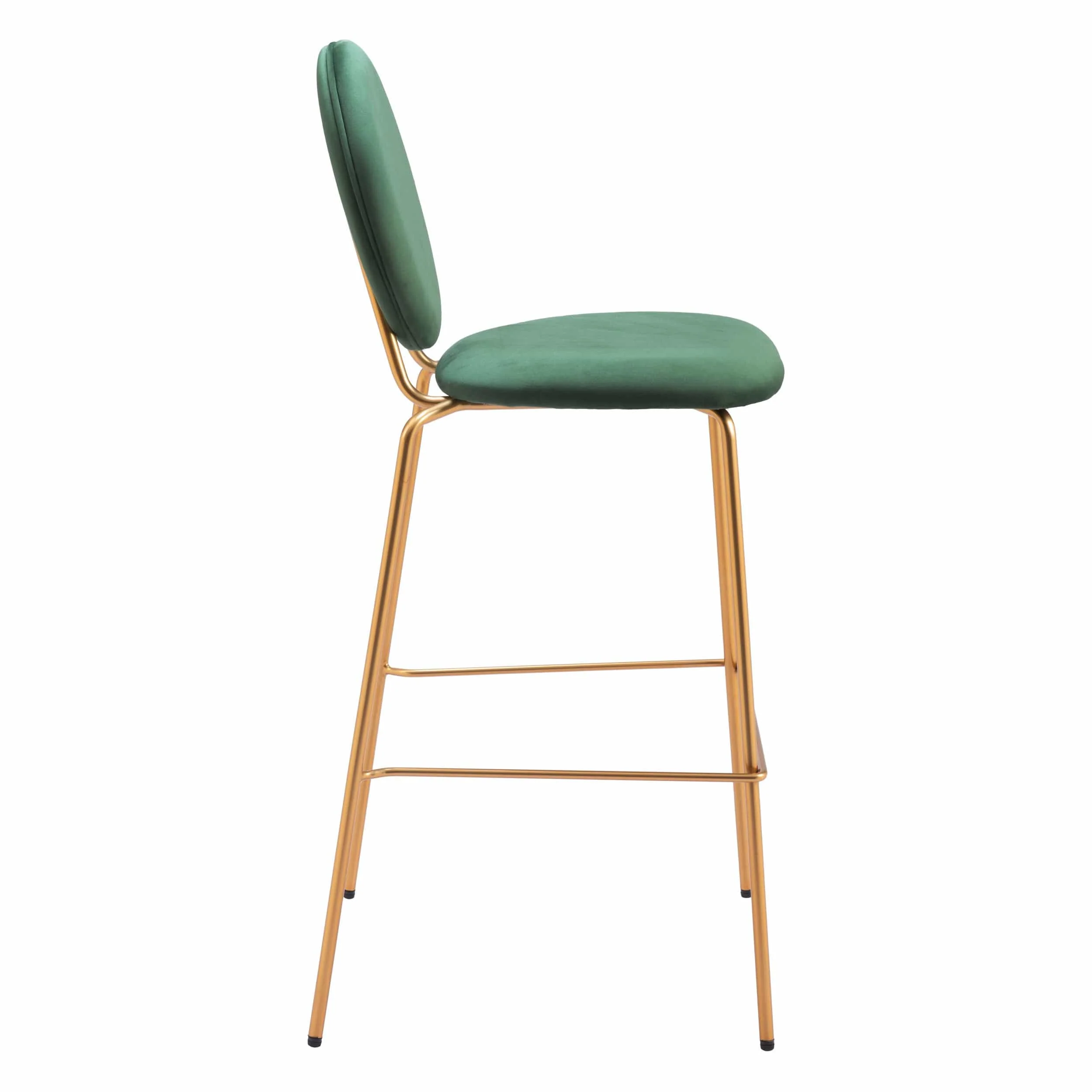 Odessa Barstool, Green, Set of 2 - Image 2