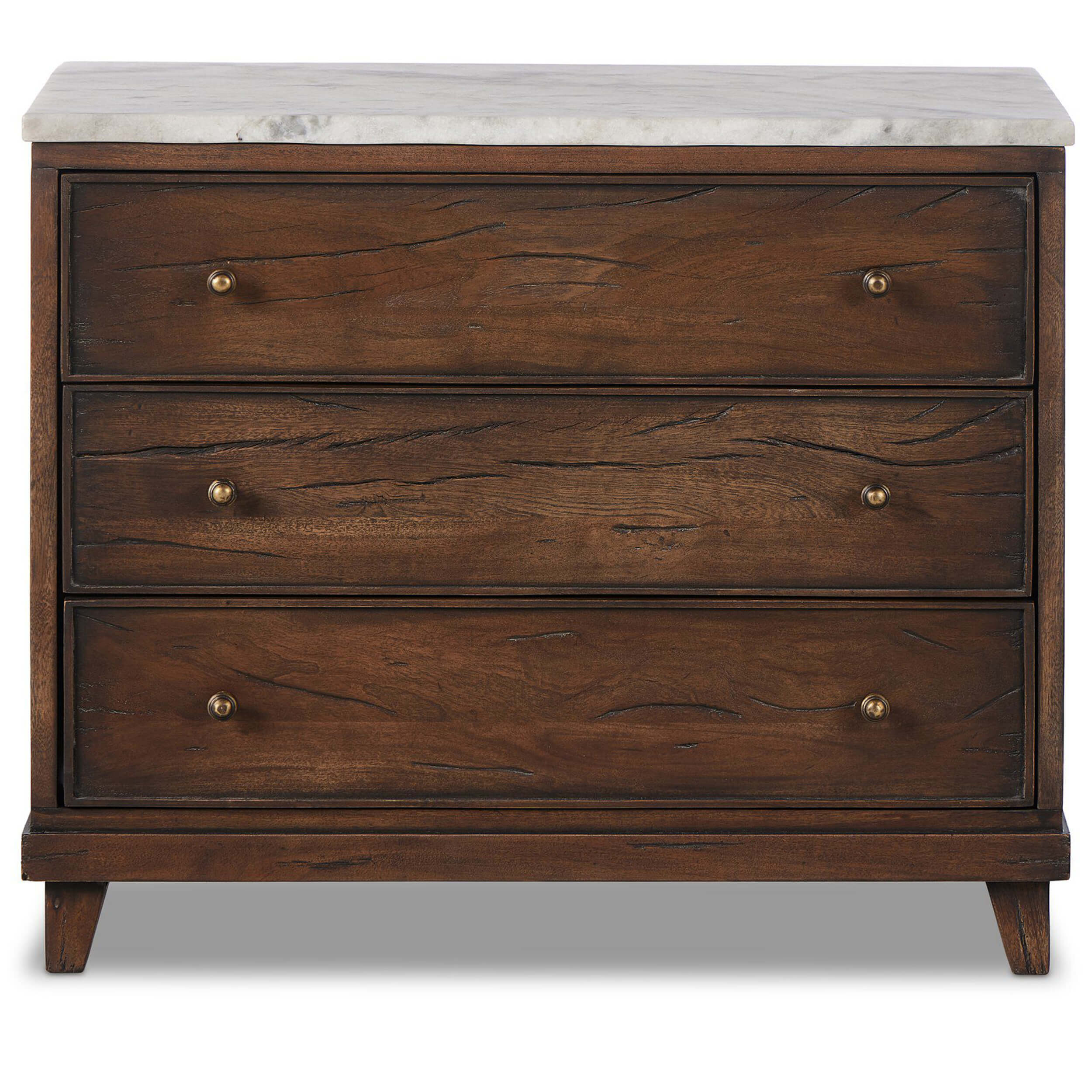 Odette Nightstand, Antique Belgium Bleach by Four Hands - Image 3