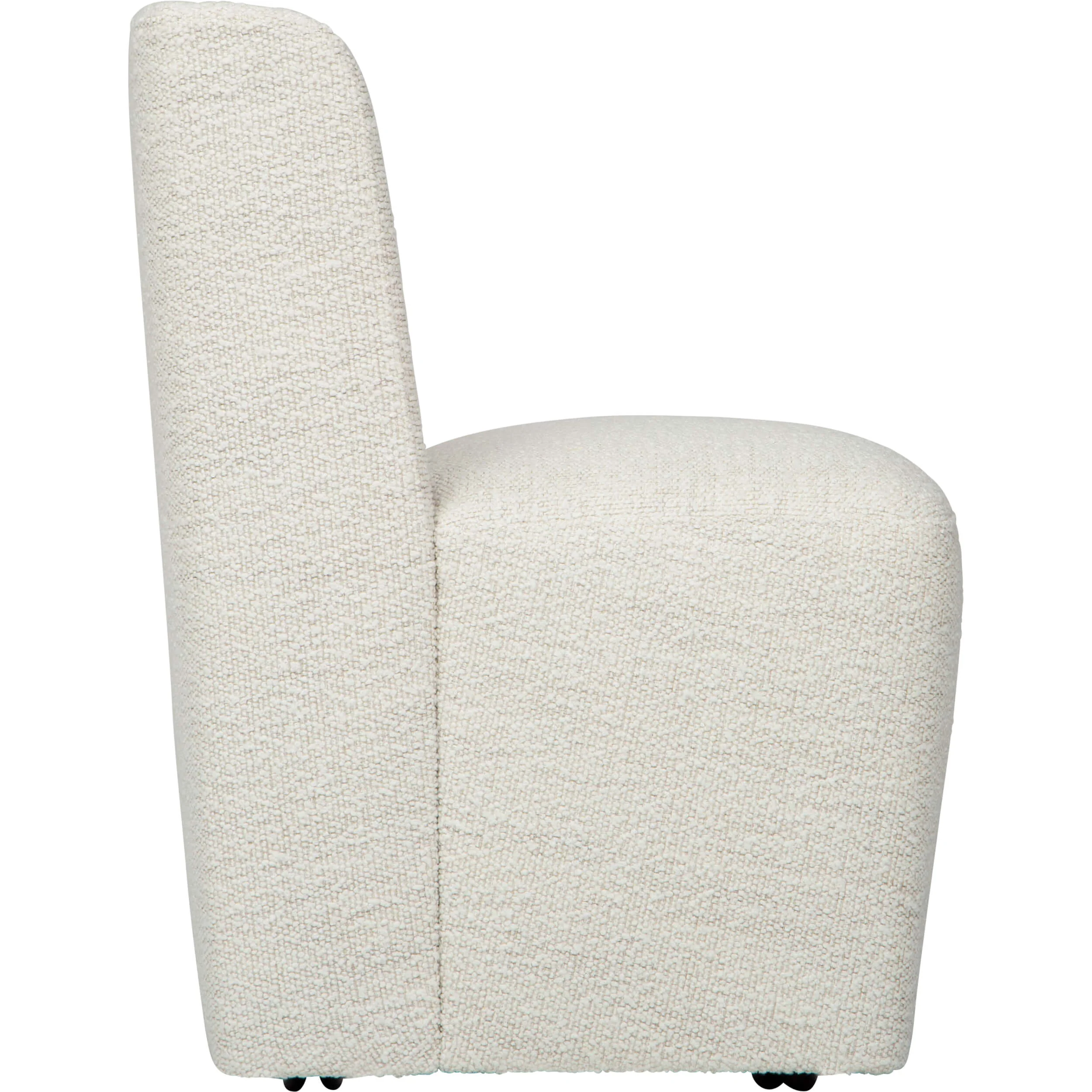 Odin Gliding Dining Chair, Merino Pearl, Set of 2 - Image 3