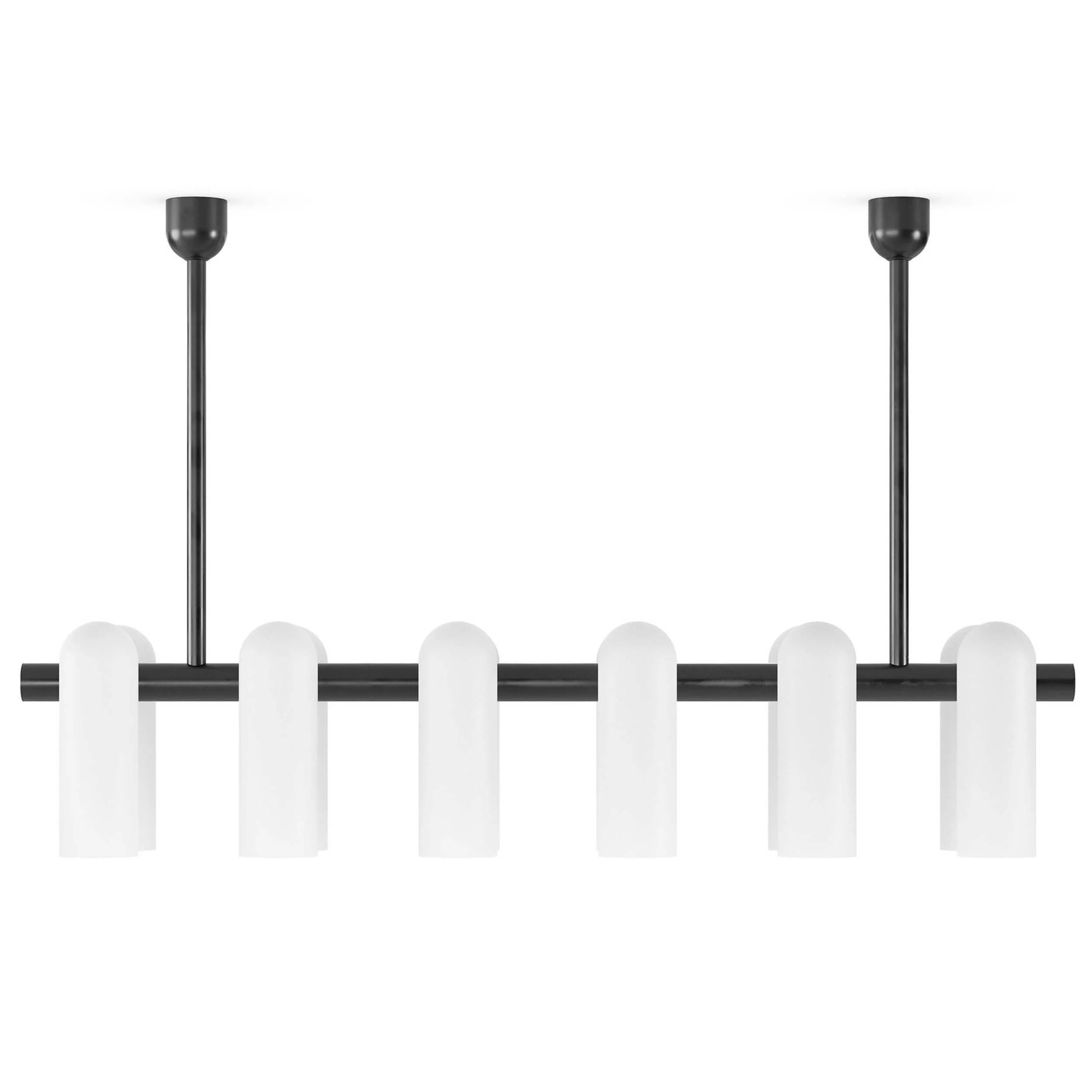 Odyssey Linear MD Chandelier, Black Gunmetal by Four Hands