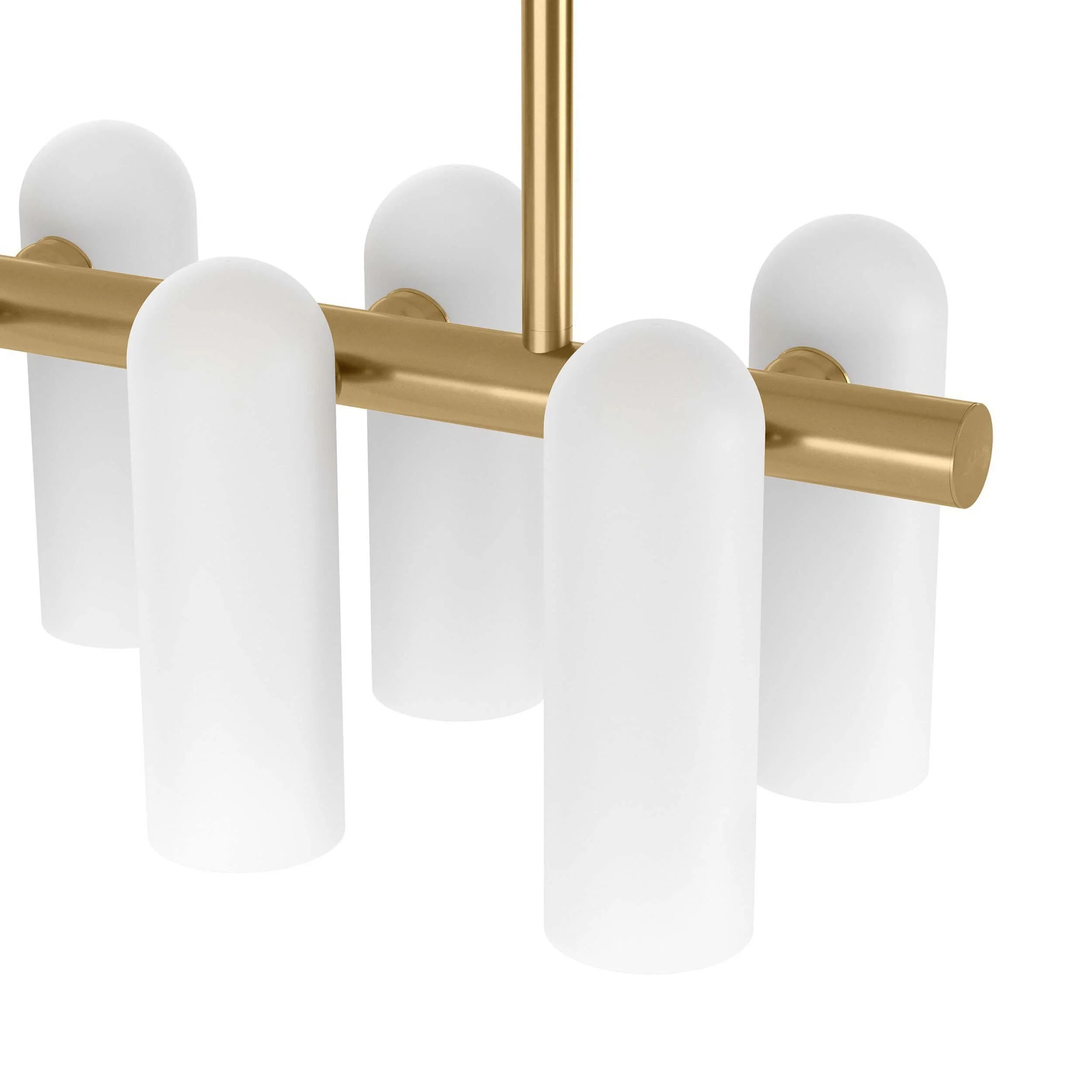 Odyssey Linear MD Chandelier, Burnished Brass by Four Hands - Image 3