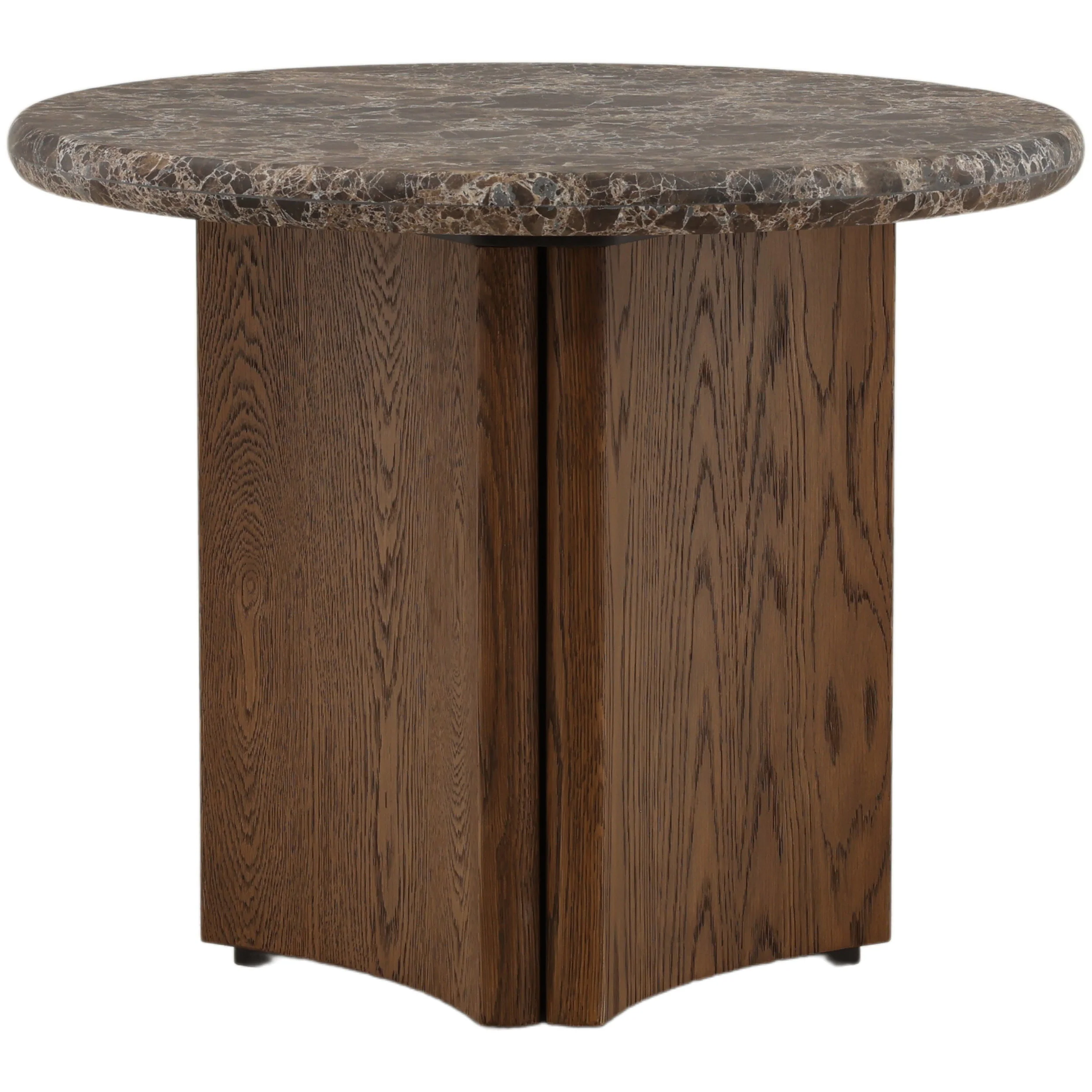 Oja Side Table, Dark Brown