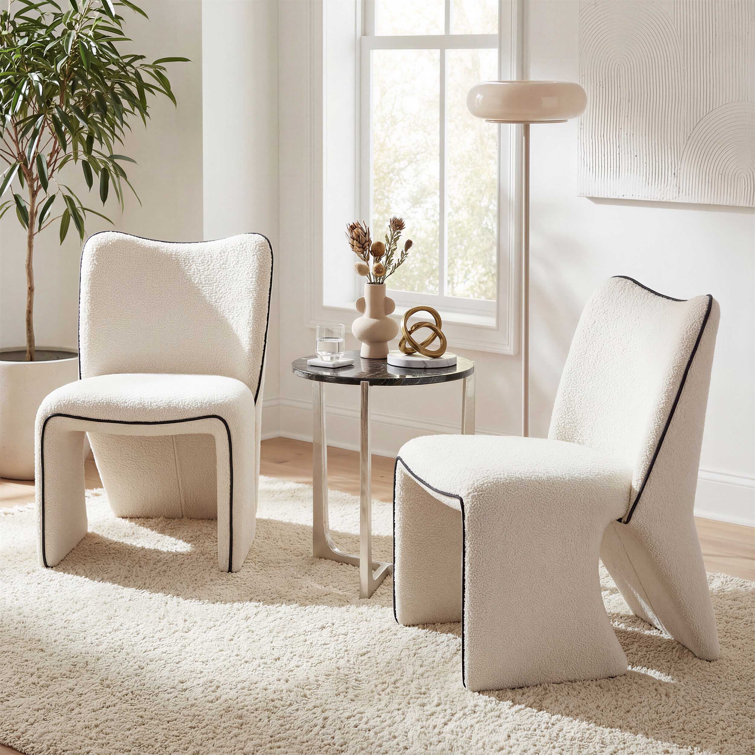 Olea Side Table, Silver - Image 6