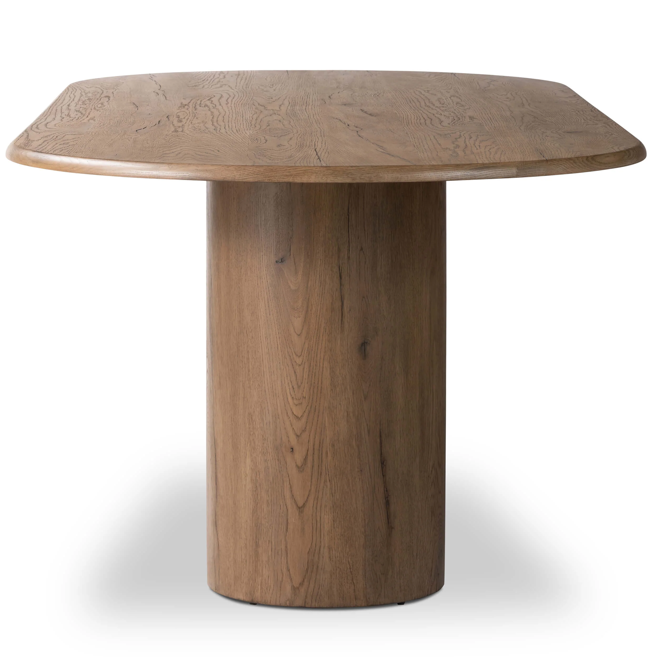 Olexey Oval Dining Table, Rubbed Light Oak by Four Hands - Image 3