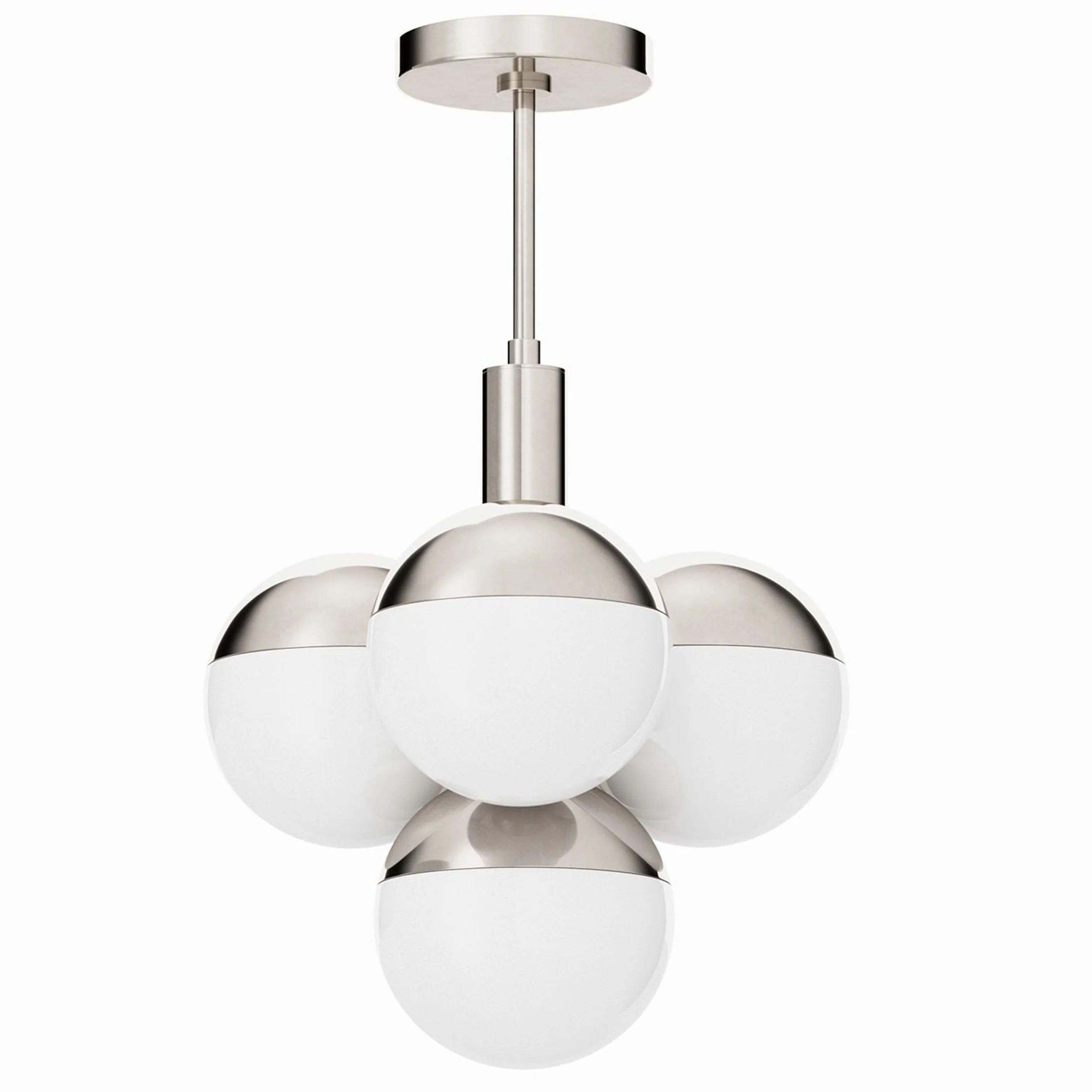 Oliver Pendant, Polished Nickel