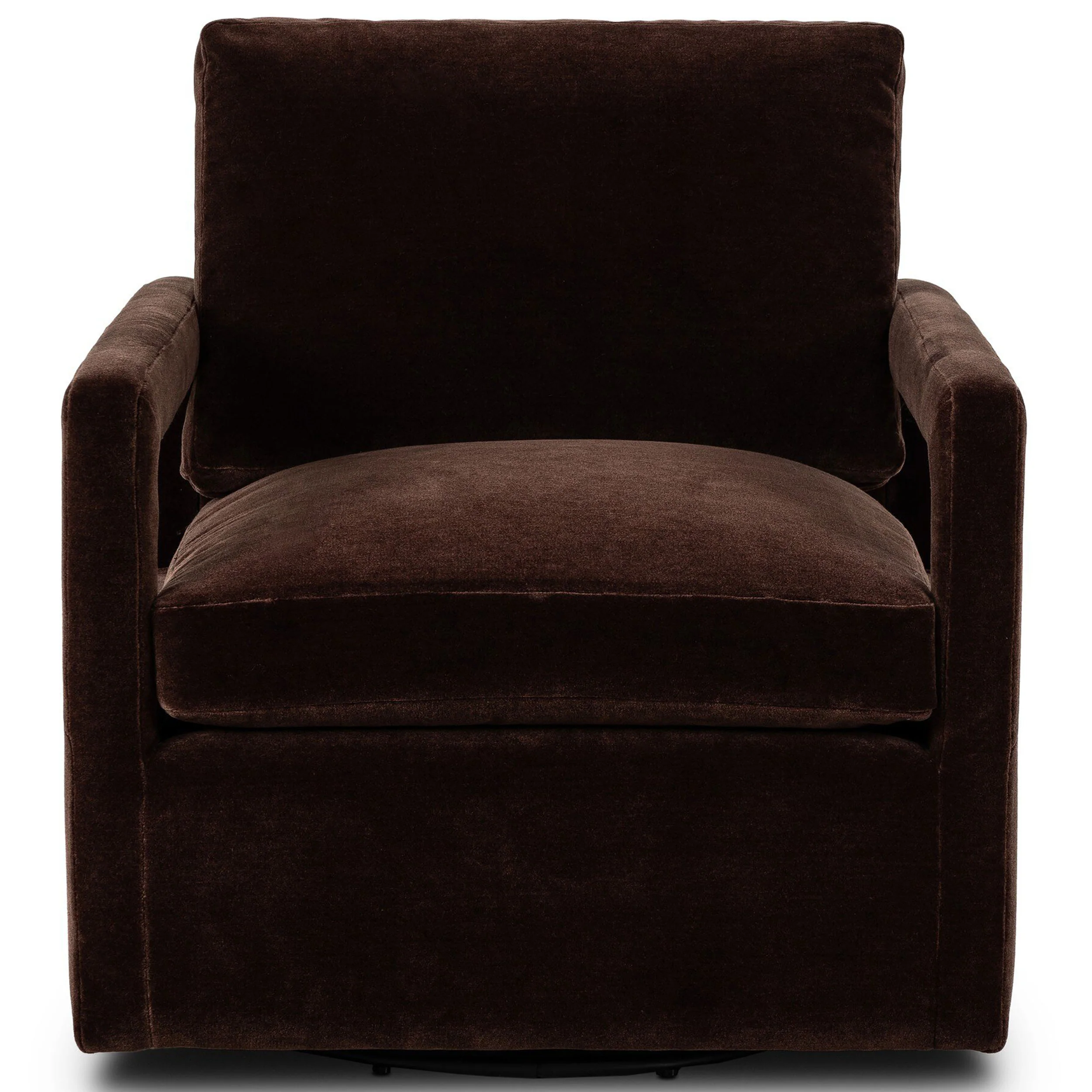 Olson Swivel Chair, Monte Chocolate by Four Hands - Image 2