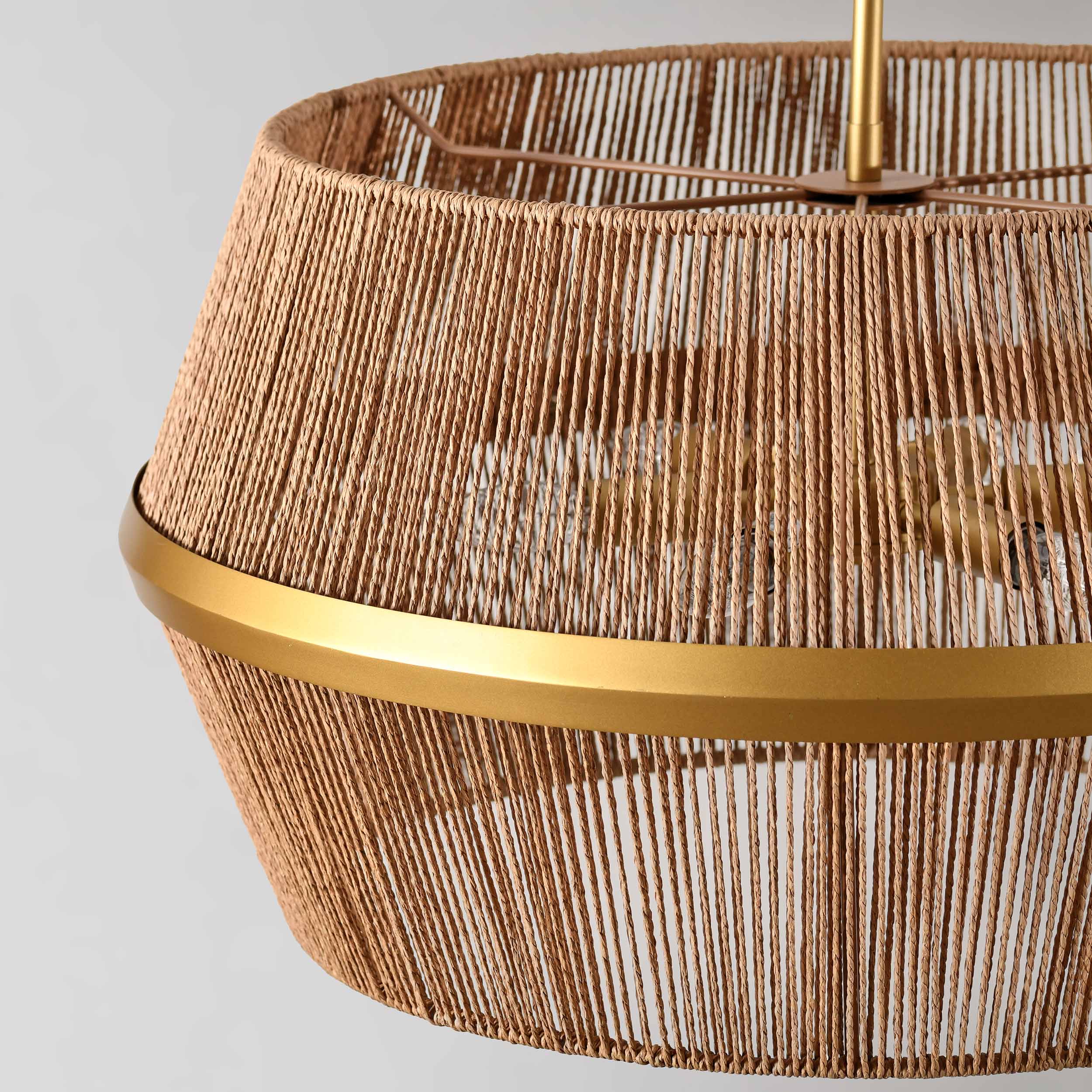 Wendy Chandelier, Natural/Gold - Image 3