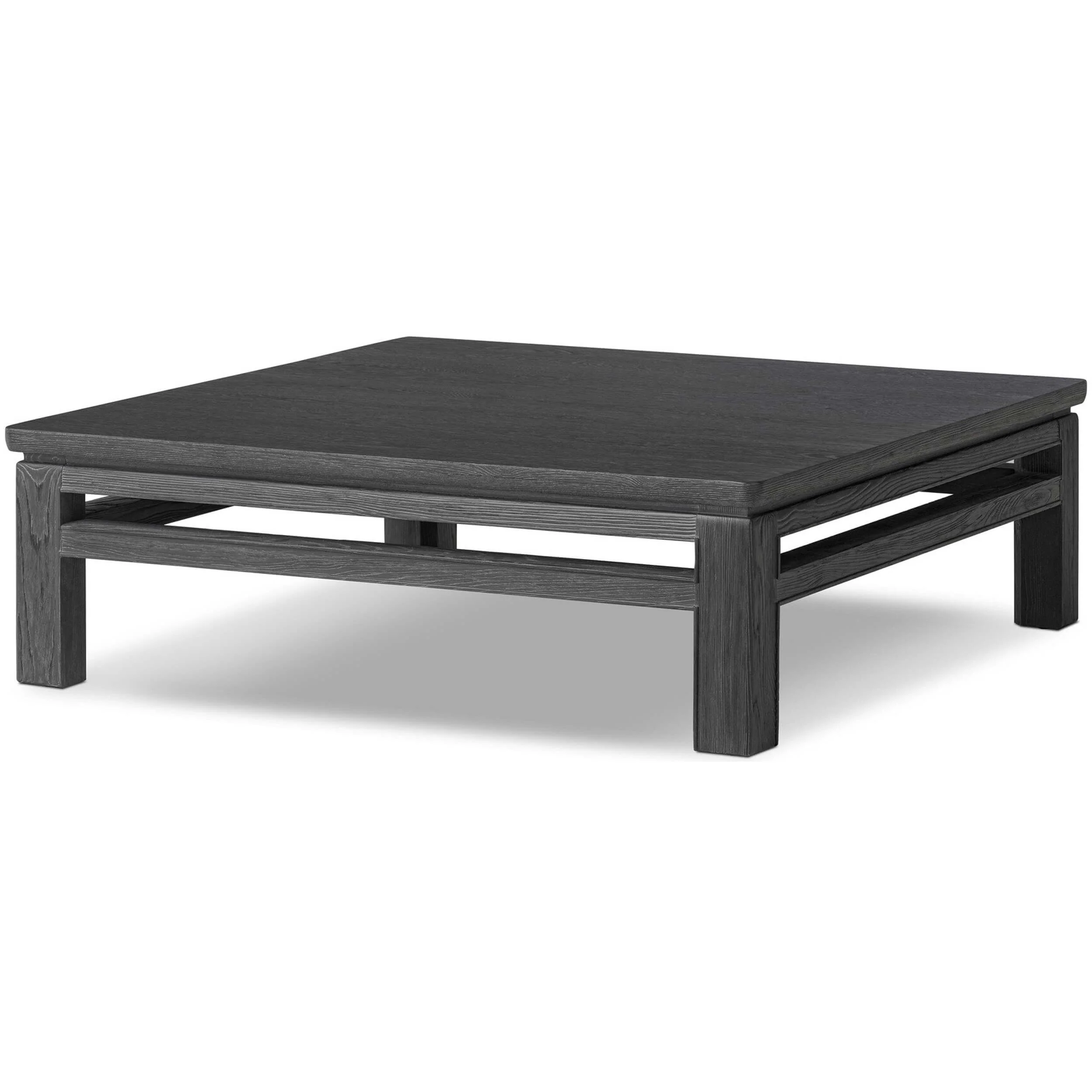 Oman Coffee Table, Rustic Black by Four Hands