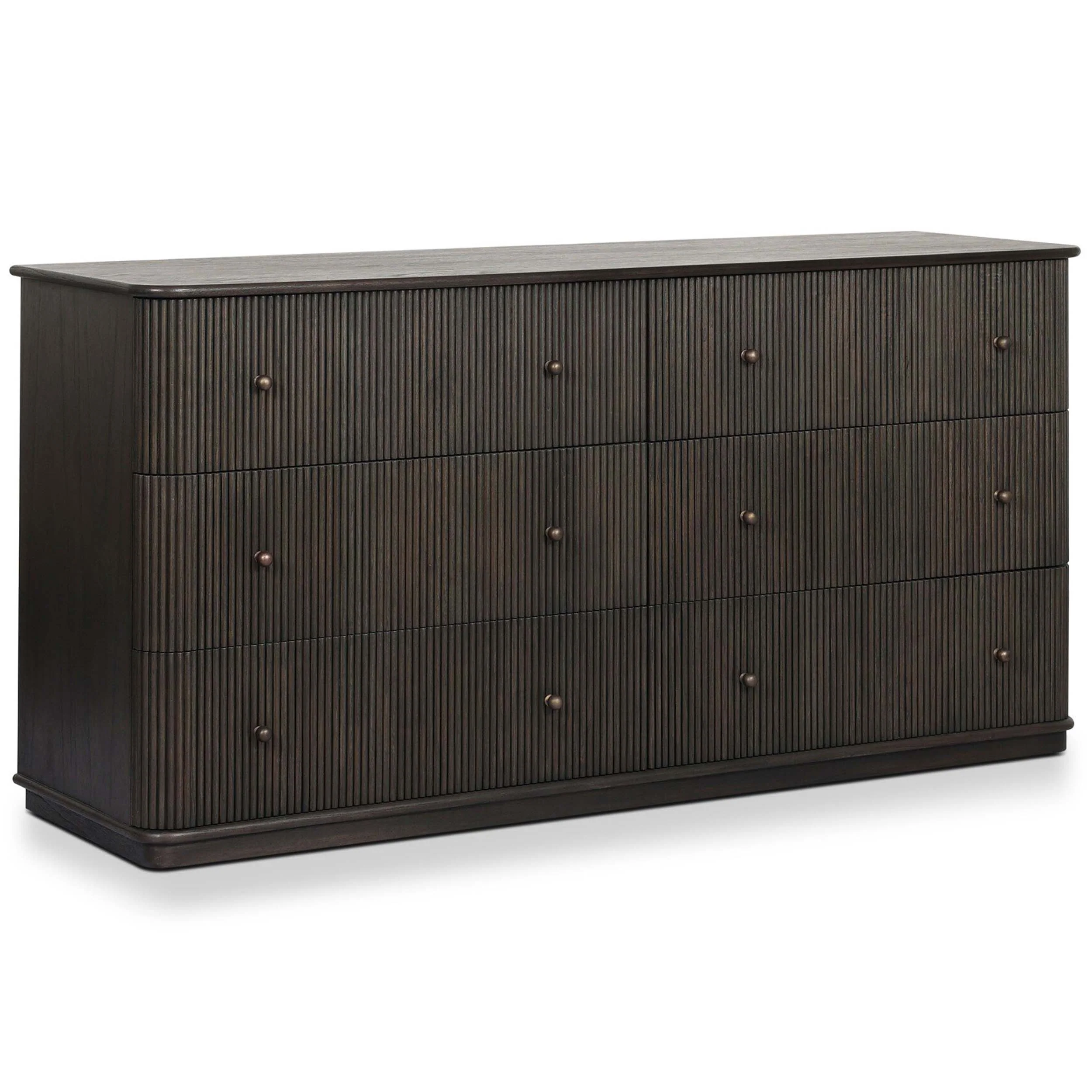 Ona 6 Drawer Dresser, Smoked Black by Four Hands