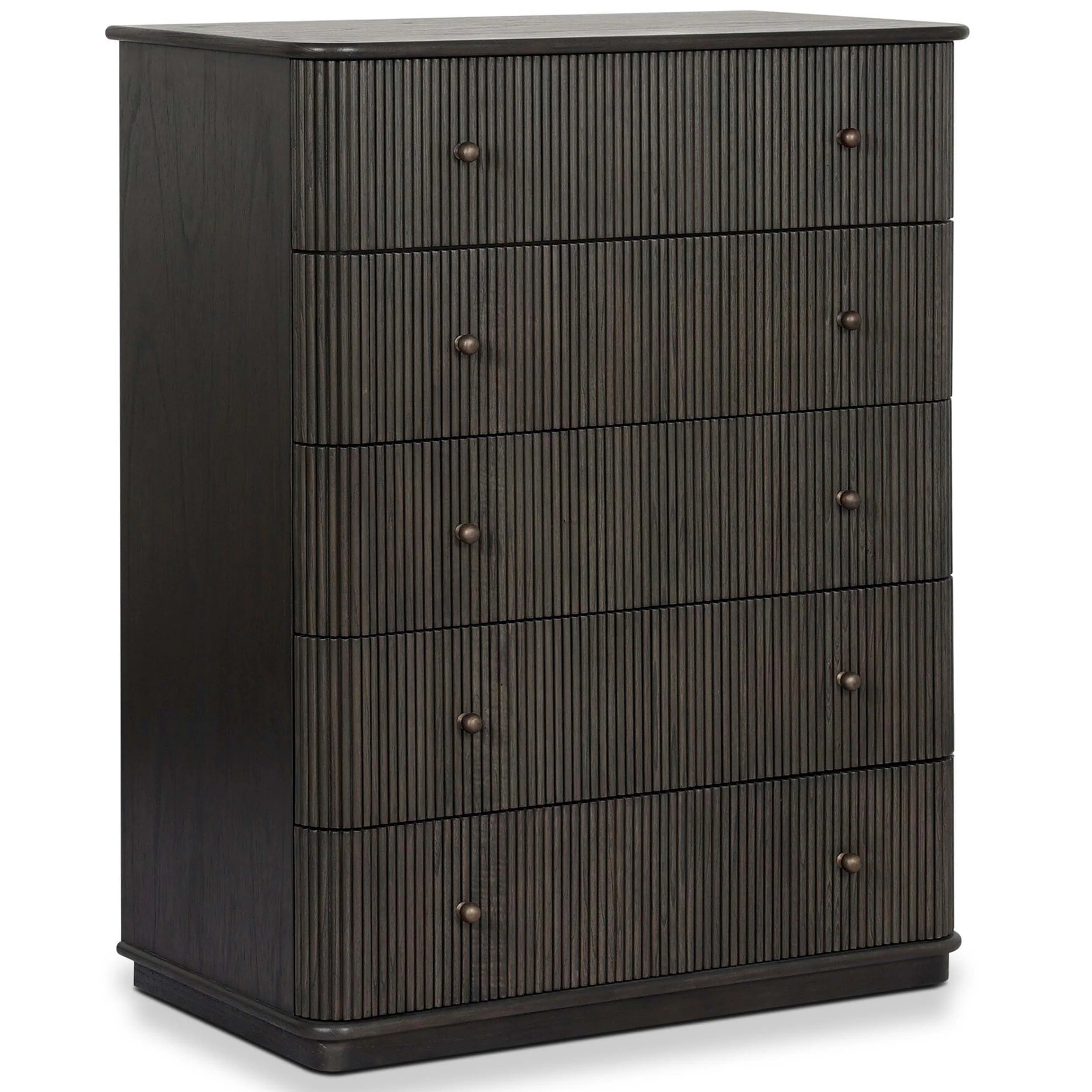 Ona Tall Dresser, Smoked Black by Four Hands