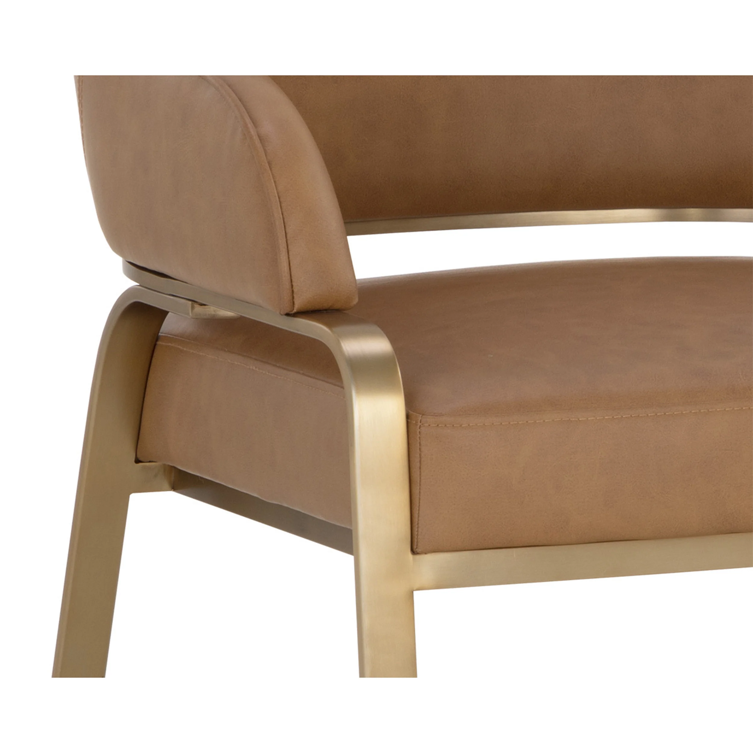 Malachi Dining Chair, Milliken Cognac, Set of 2 - Image 5