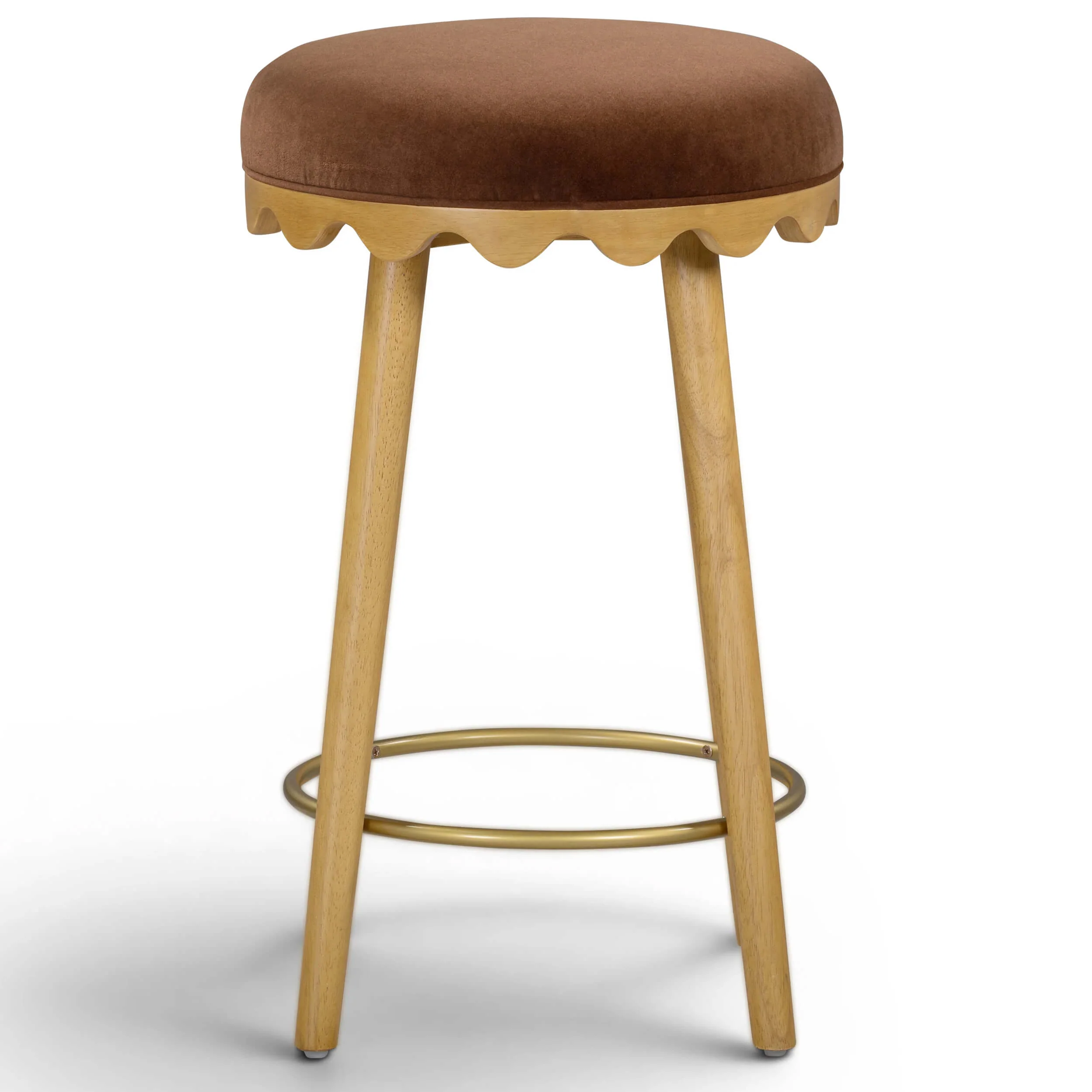 Oodle Bar & Counter Stool, Bronze/Natural - Image 2