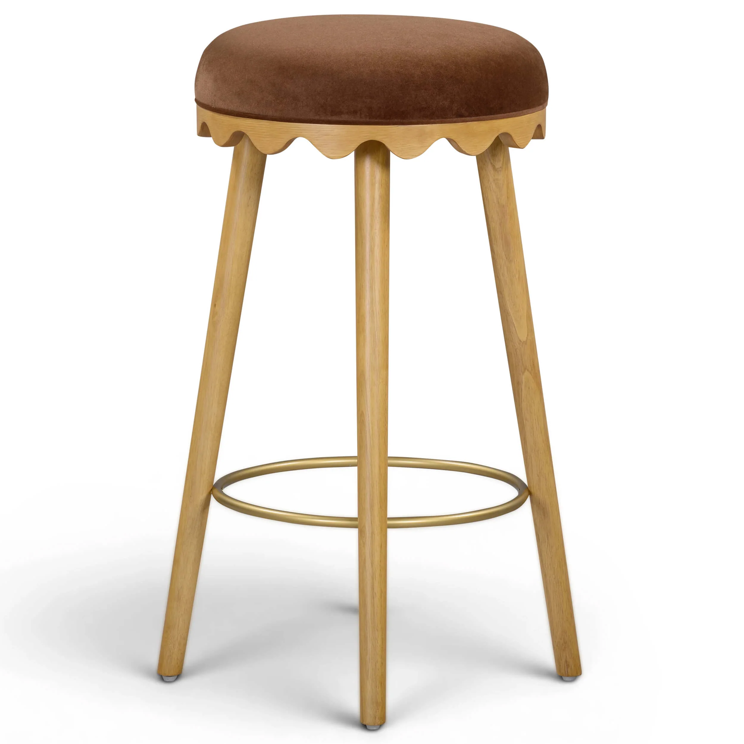 Oodle Bar & Counter Stool, Bronze/Natural - Image 8