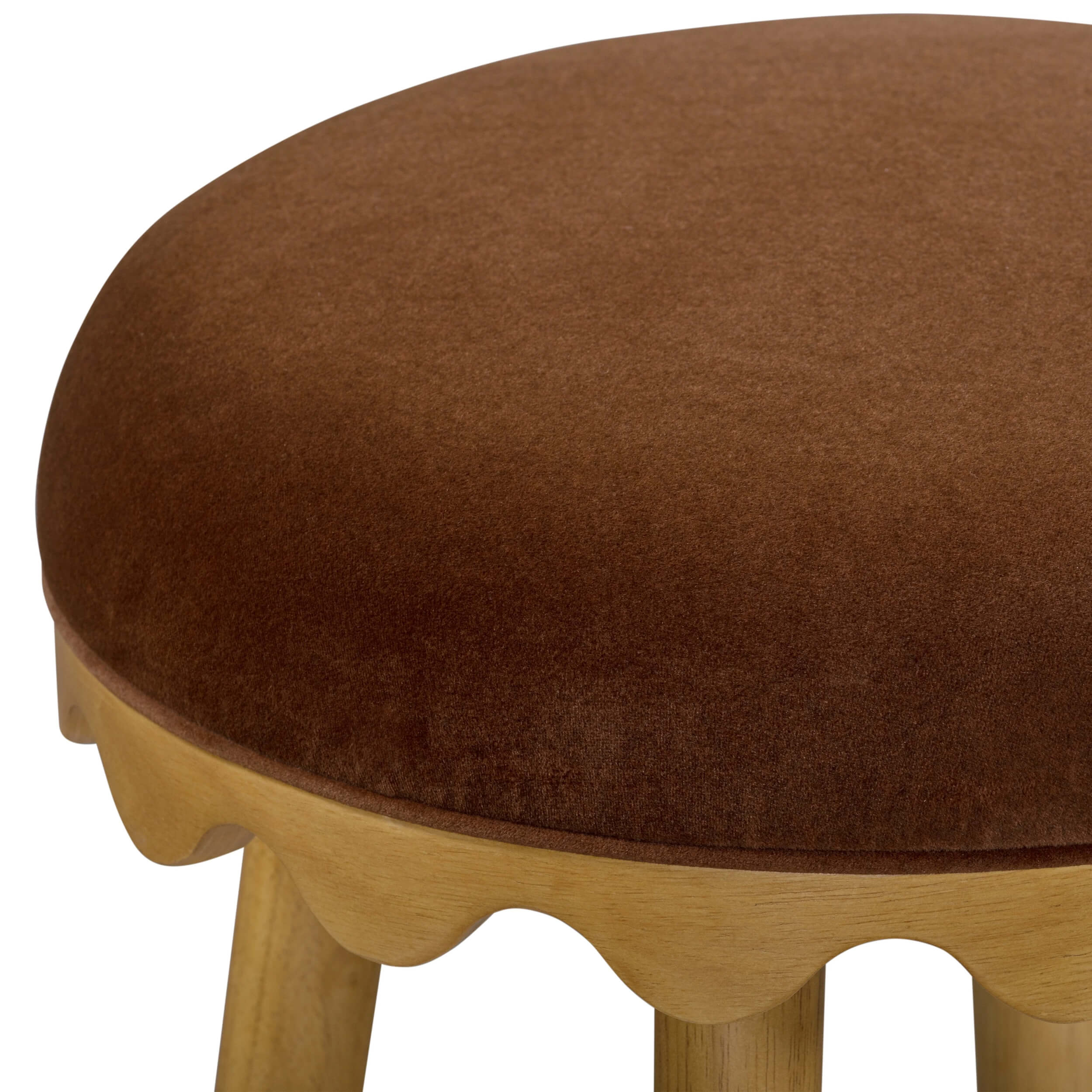 Oodle Bar & Counter Stool, Bronze/Light Walnut - Image 9