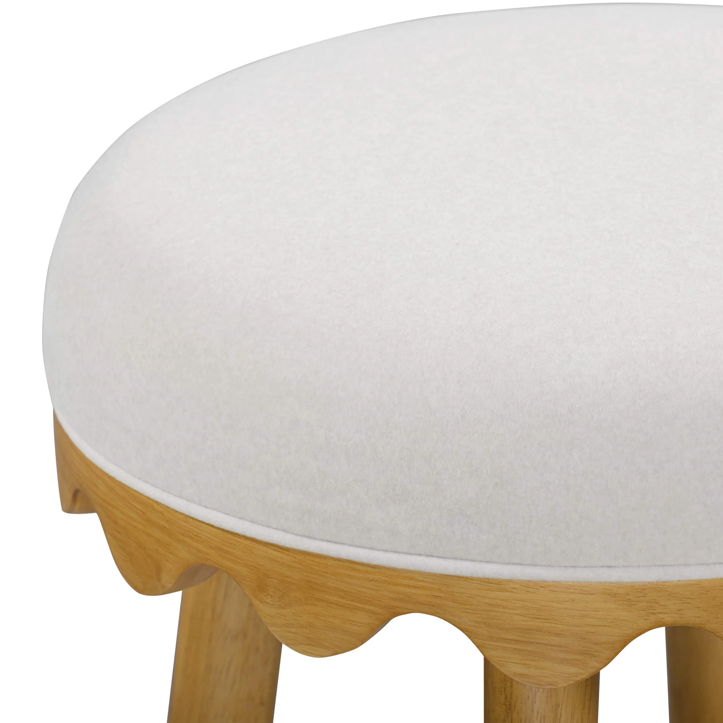 Oodle Bar & Counter Stool, Cream/Natural - Image 5
