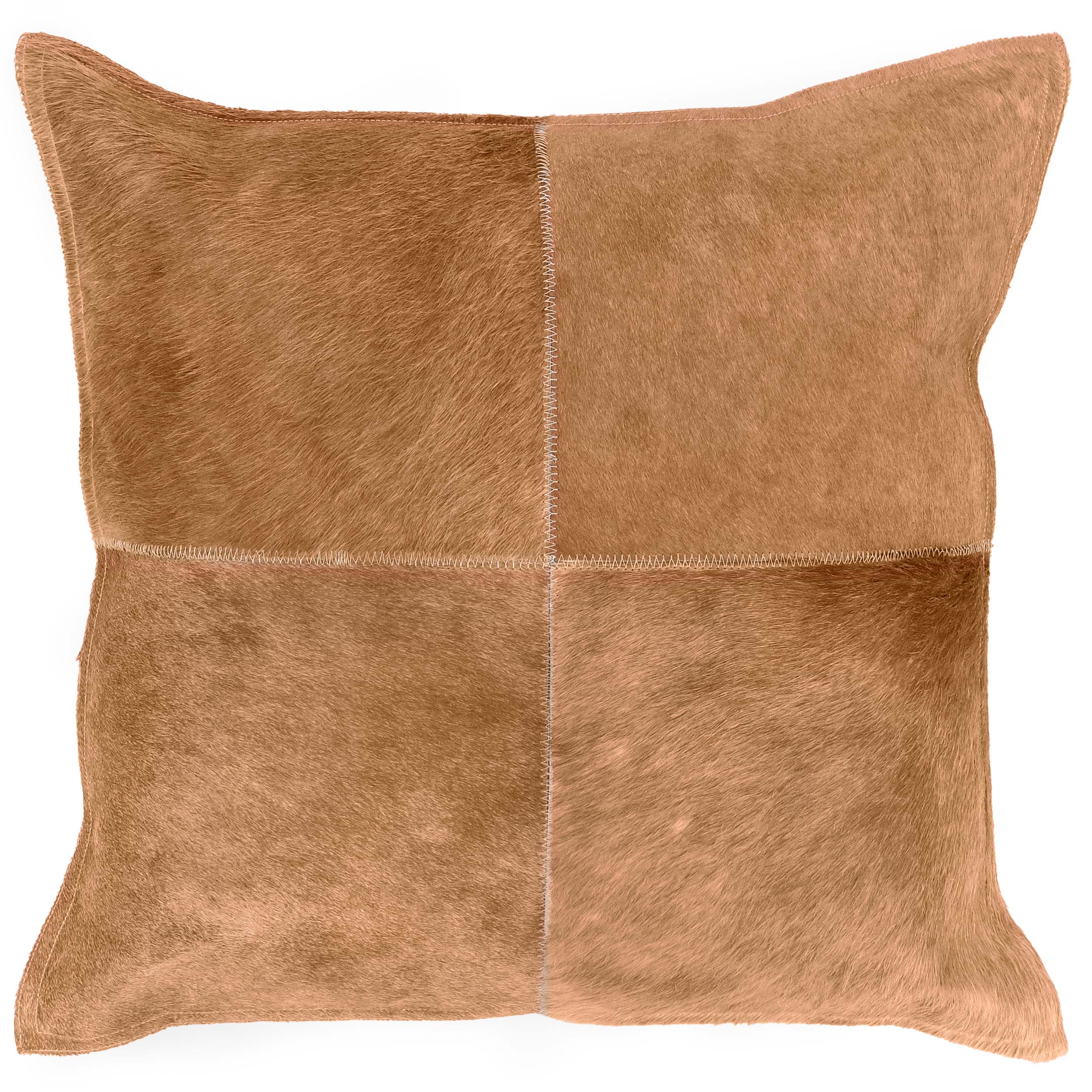 Canada Hide Pillow, Honey Tan