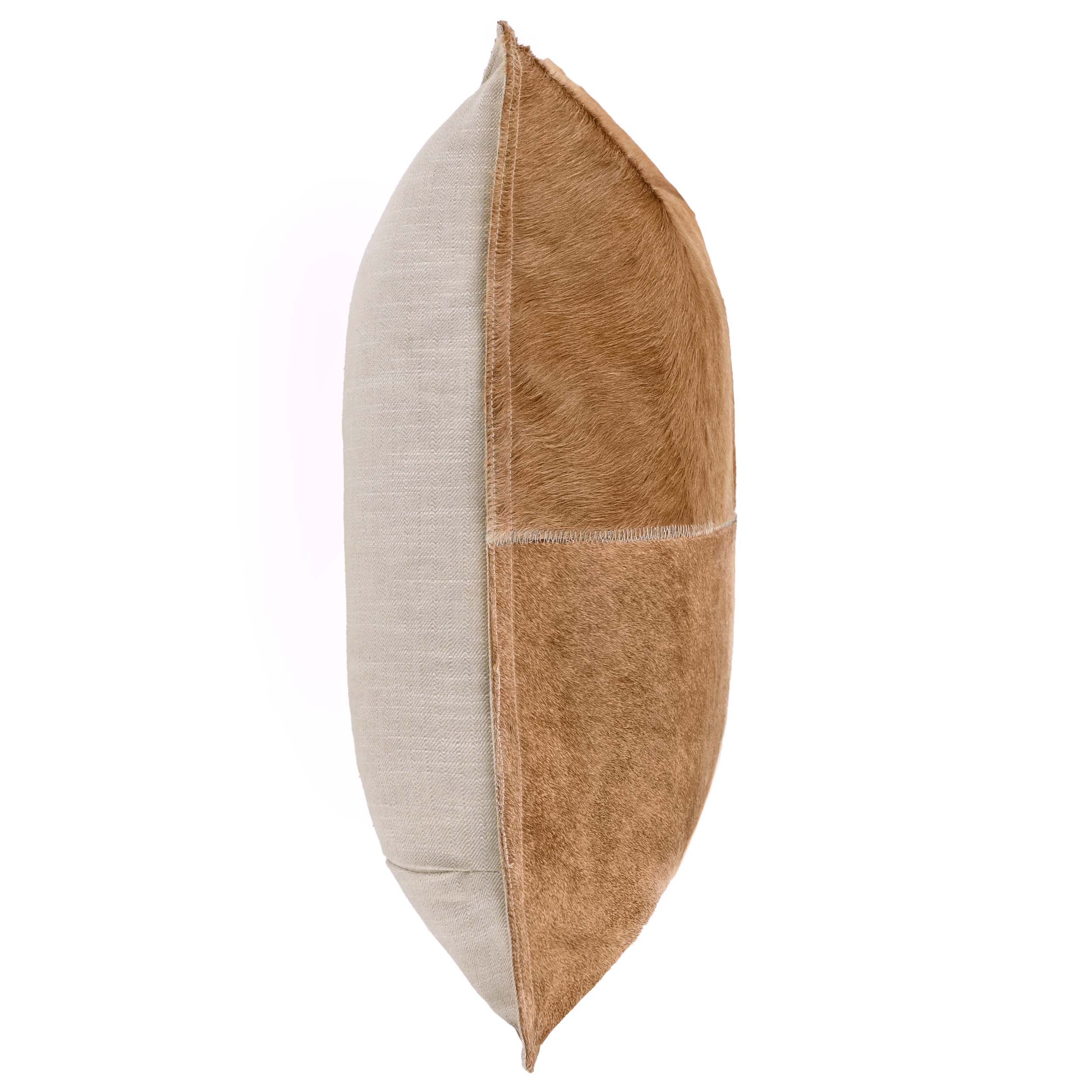 Canada Hide Pillow, Honey Tan - Image 3
