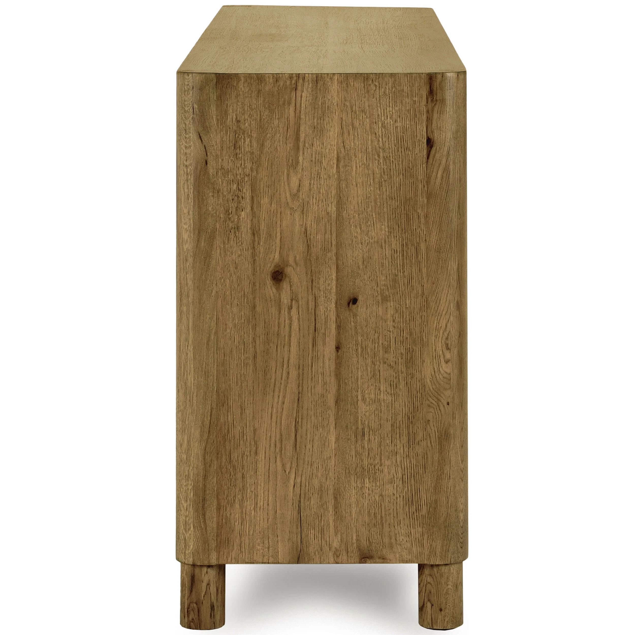 Orlando 4 Door Buffet, Light Brown - Image 3