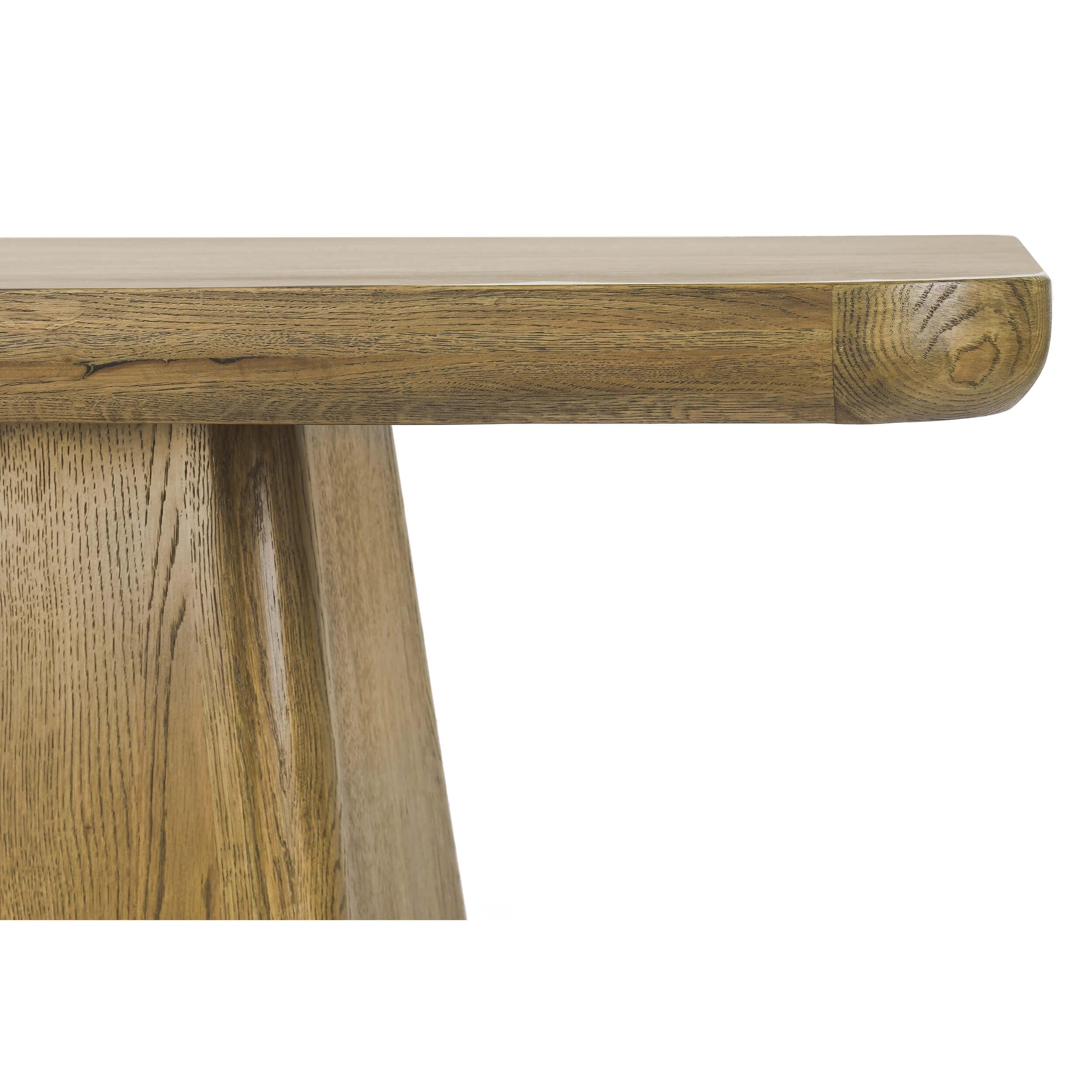 Orlando Rectangular Dining Table, Light Brown - Image 5