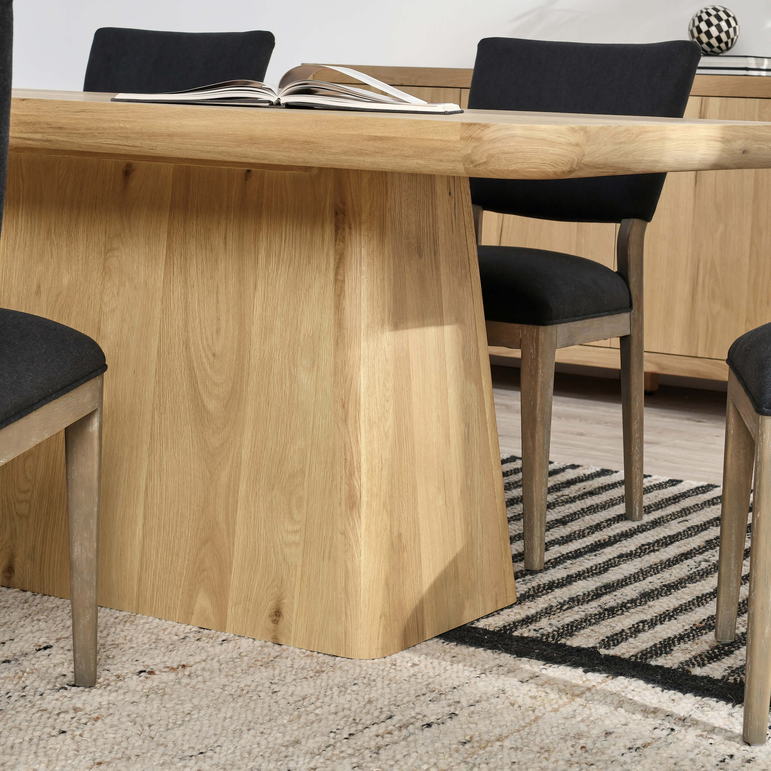 Orlando Rectangular Dining Table, Natural - Image 7