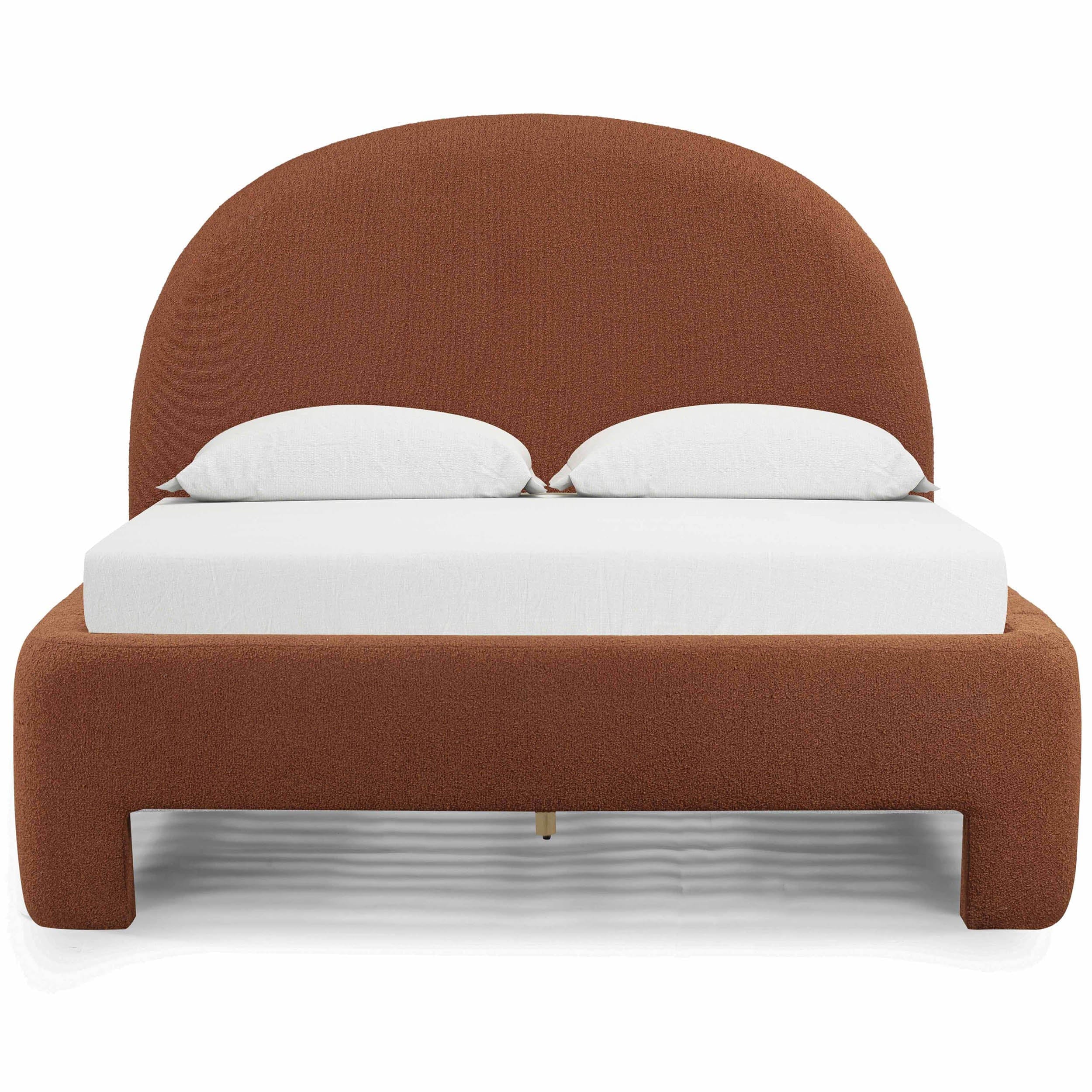 Orphea Boucle Bed, Autumn Red - Image 2