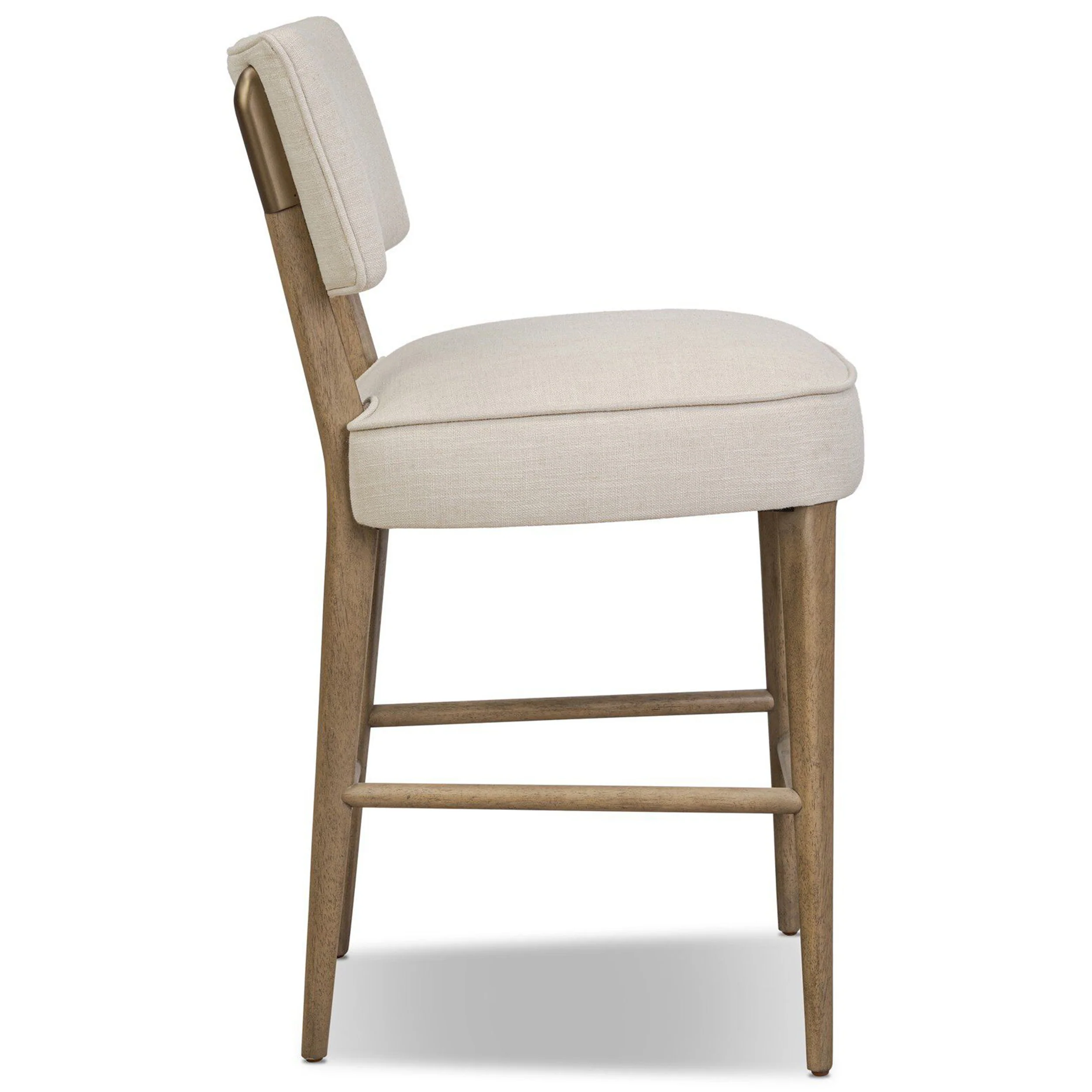 Orville Stool, Cambric Ivory by Four Hands - Image 3