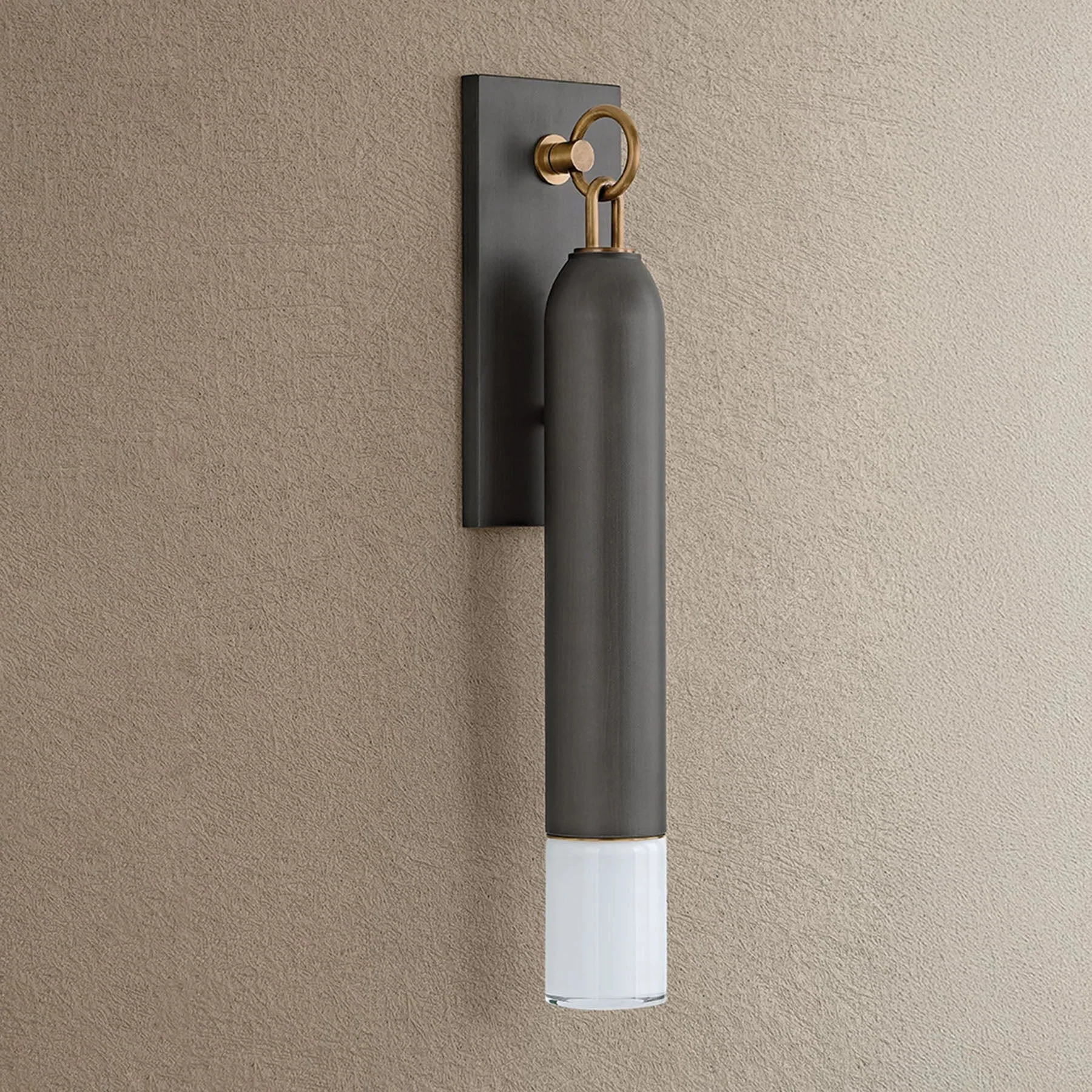 Osprey Wall Sconce, Patina Brass/Graphite - Image 6