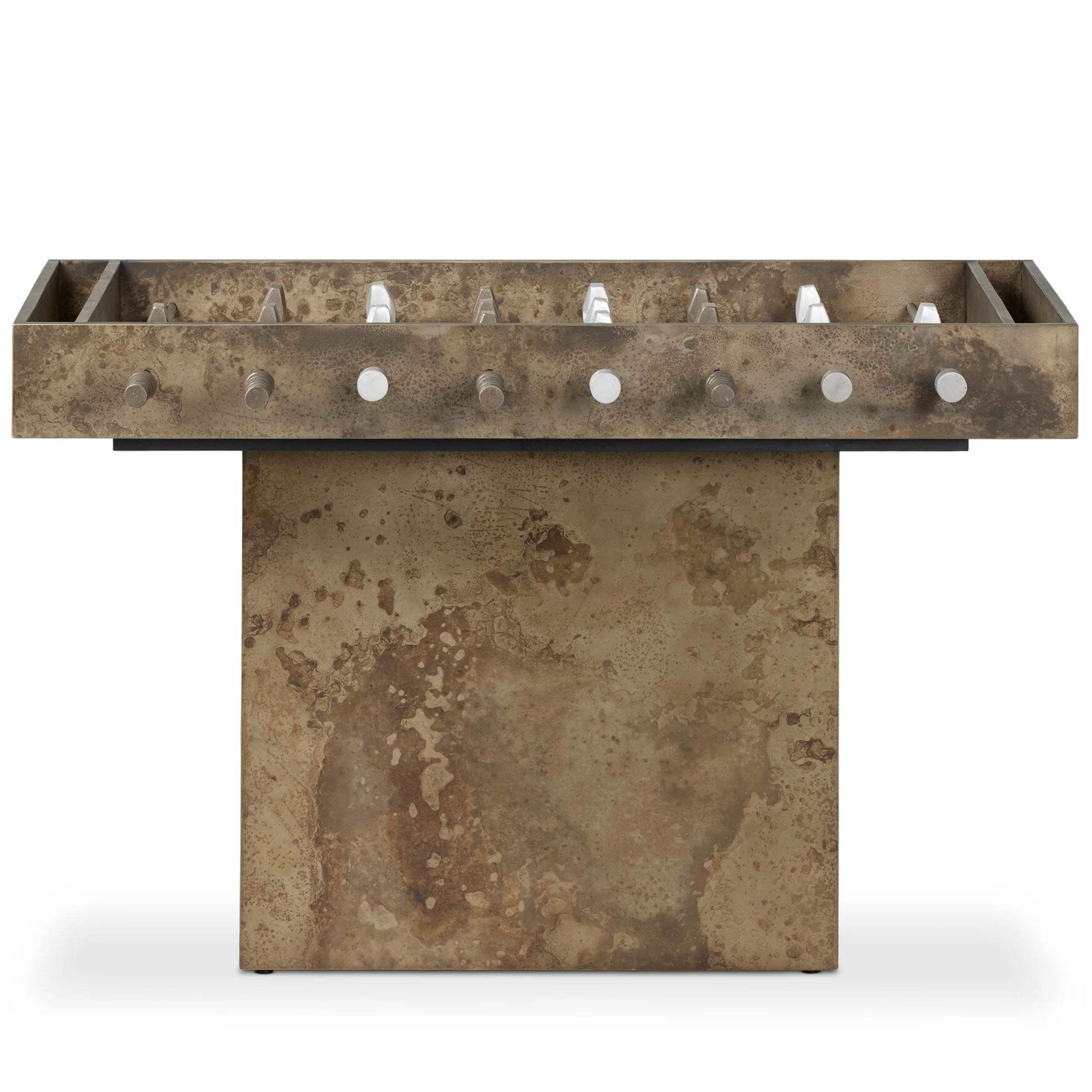 Outdoor Foosball Table, Oxidized Aluminum by Four Hands - Image 2