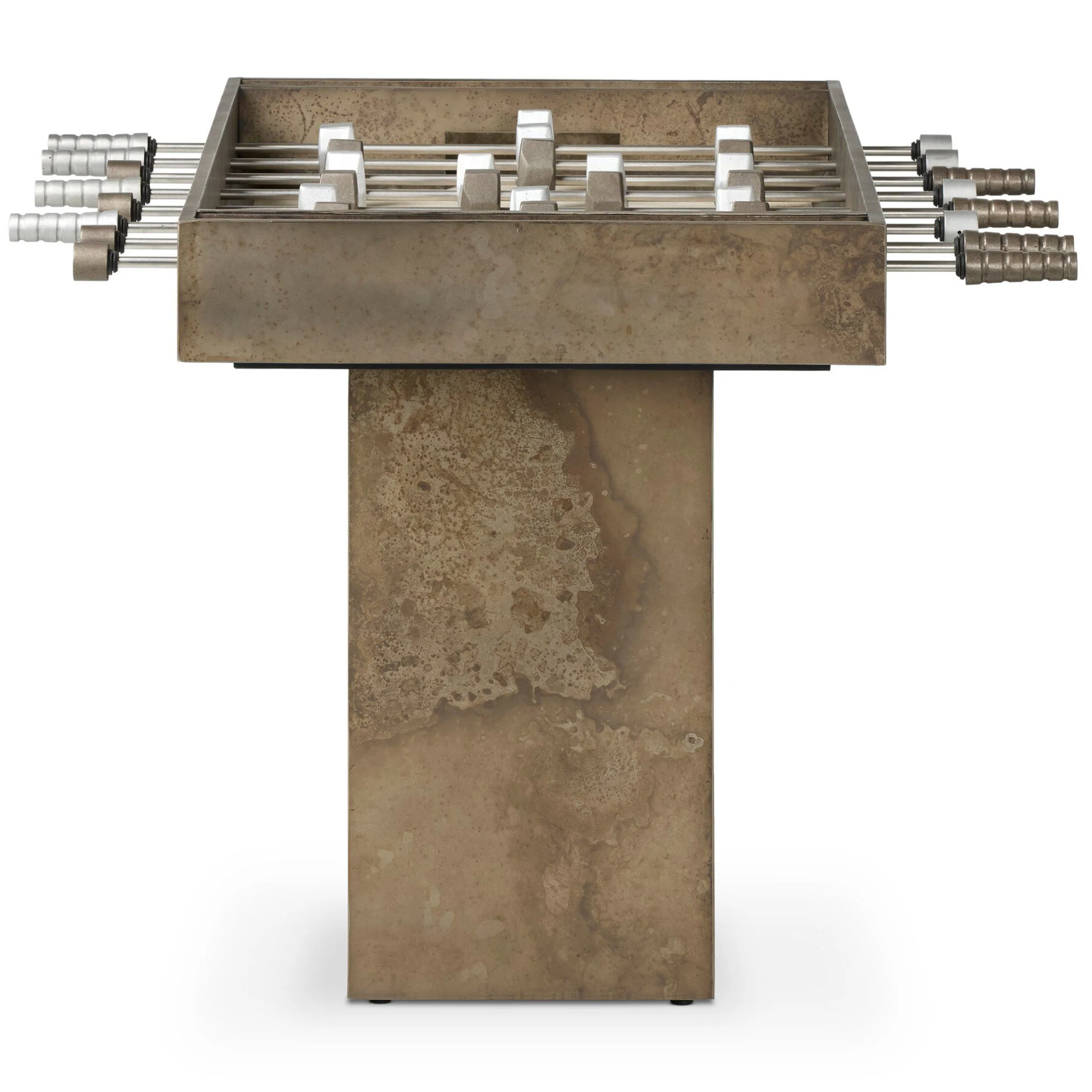 Outdoor Foosball Table, Oxidized Aluminum by Four Hands - Image 3