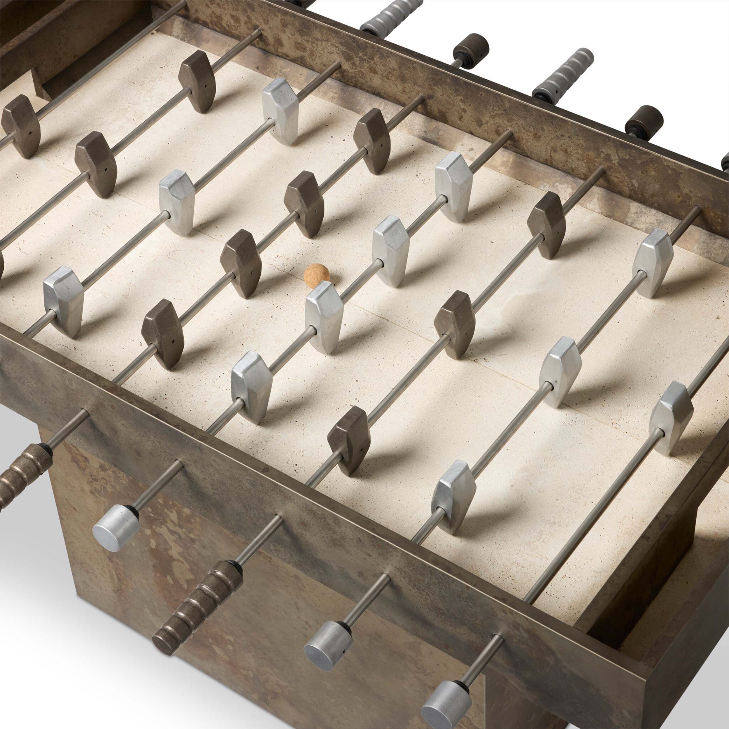 Outdoor Foosball Table, Oxidized Aluminum by Four Hands - Image 5