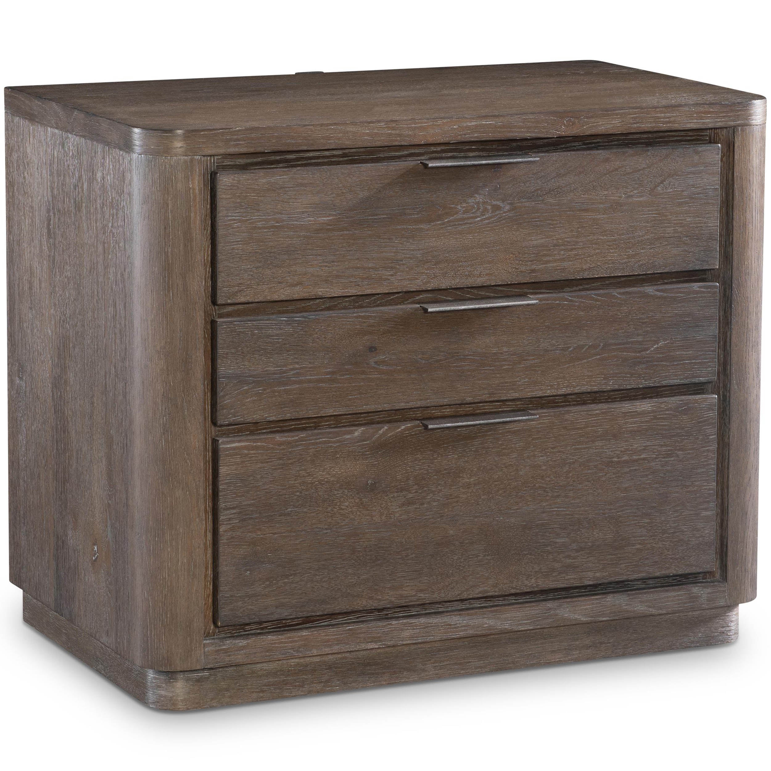 Outline Wide Nightstand, Cassel
