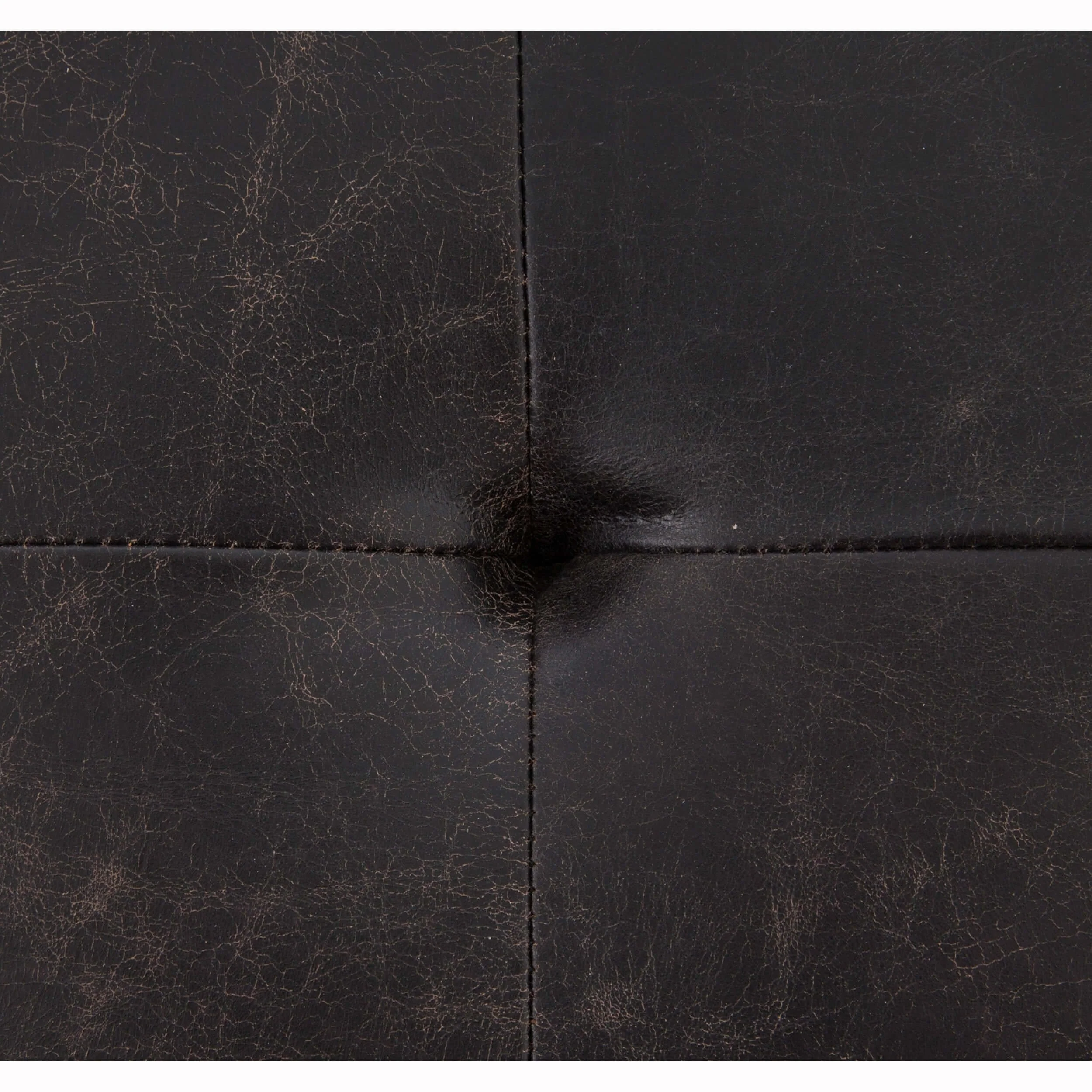 Oxford Square Cocktail Ottoman, Rialto Ebony - Image 5