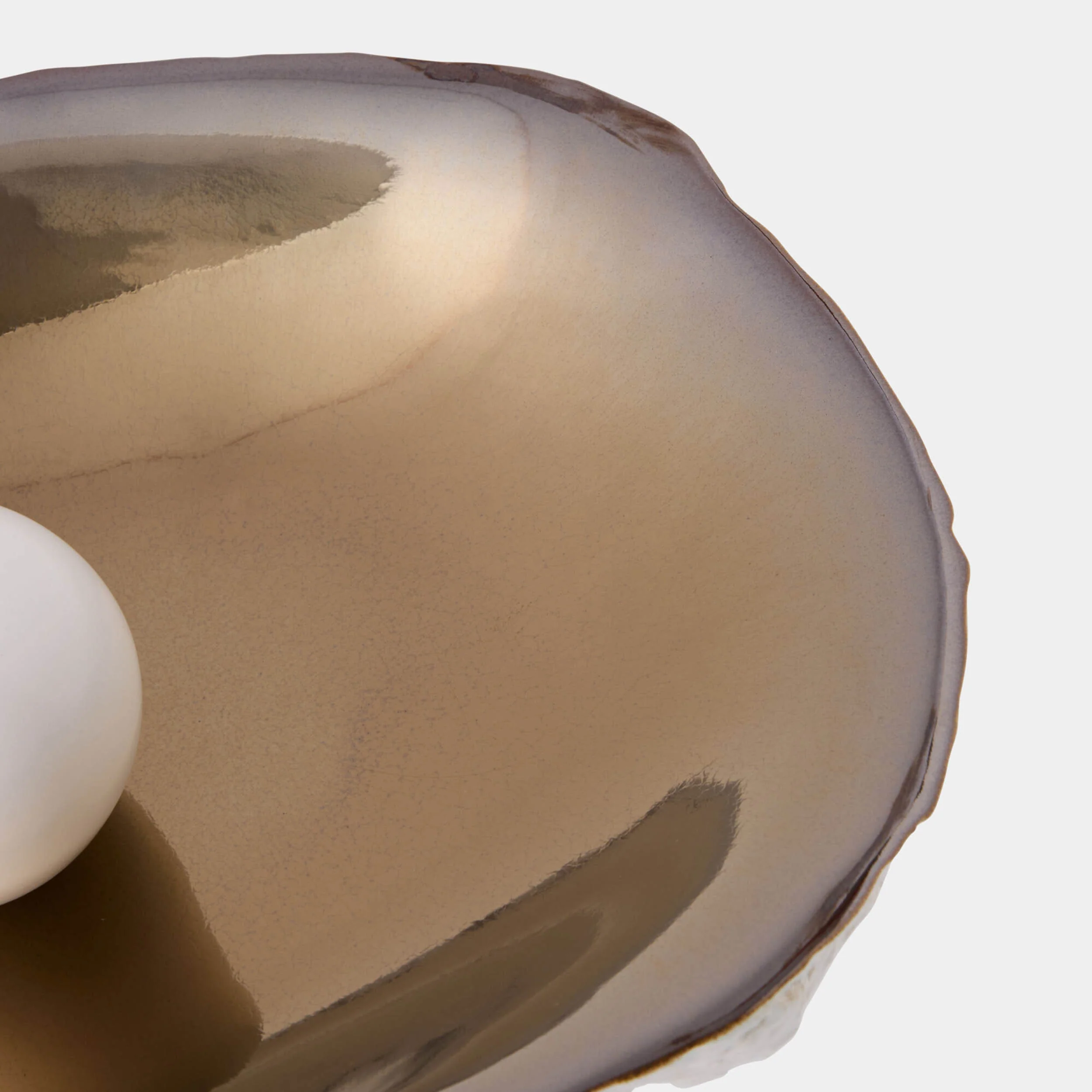 Oyster Bowl, Bronze - Image 4