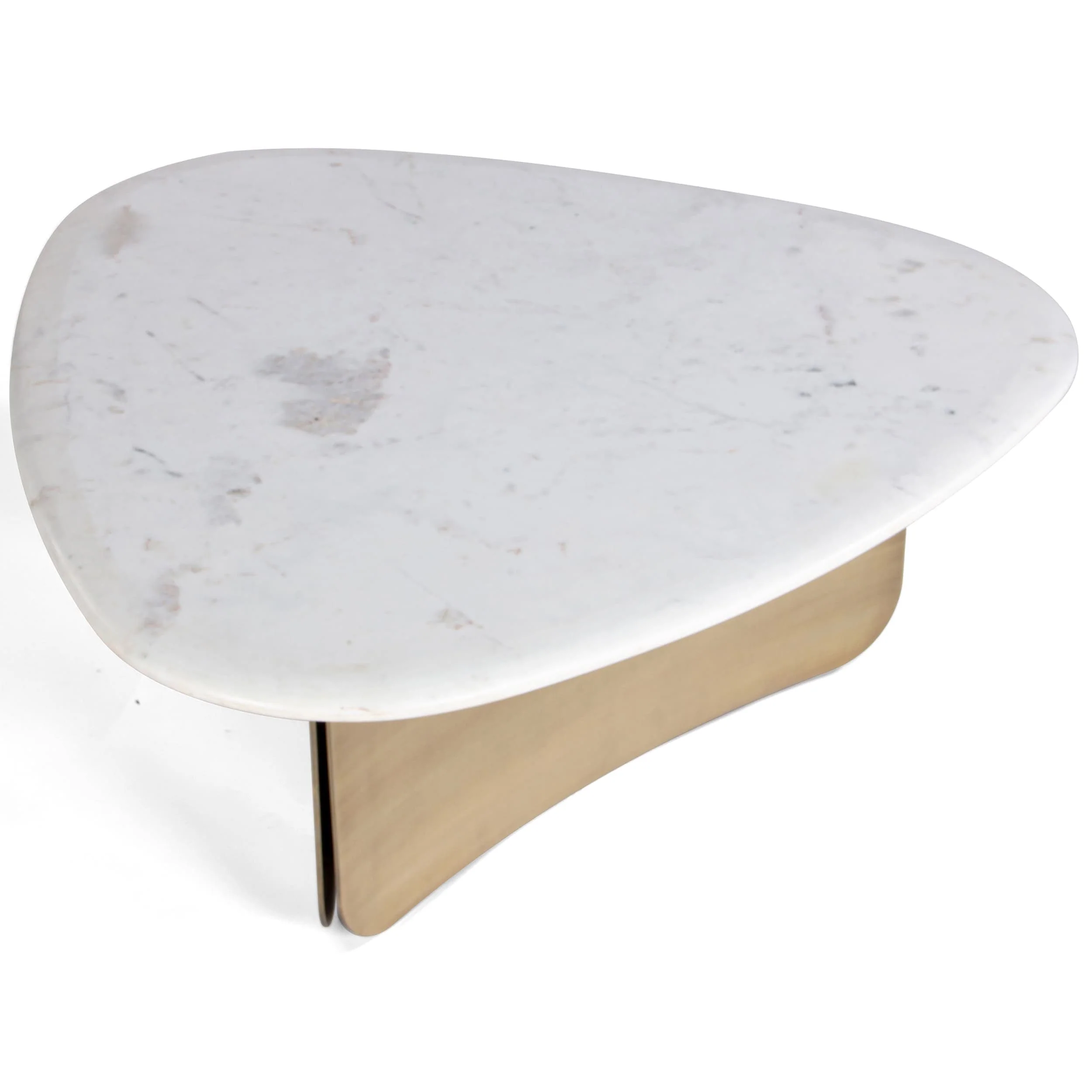Pablo Coffee Table, Antique Brass - Image 2