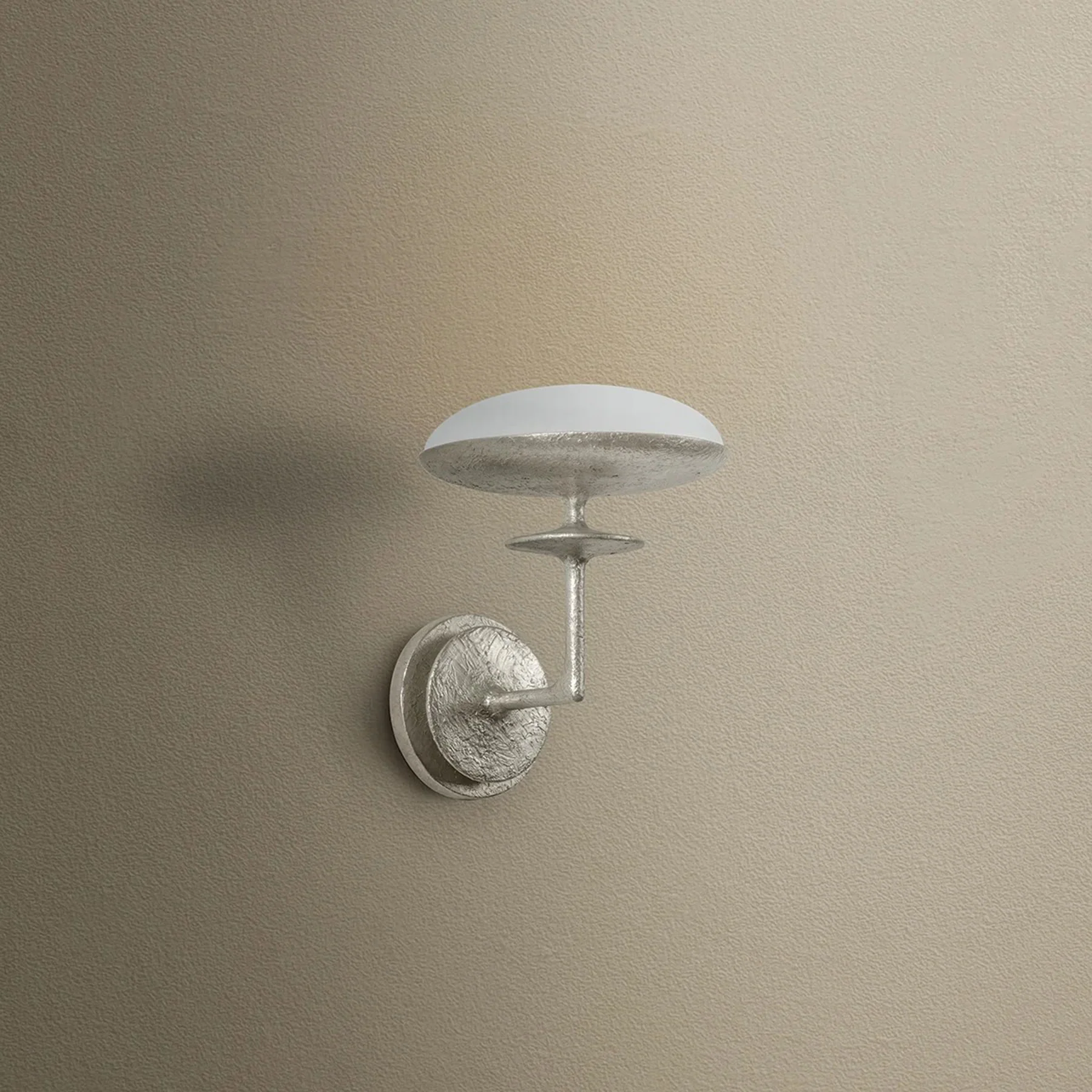 Pacific Wall Sconce, Warm Silver Leaf - Image 2