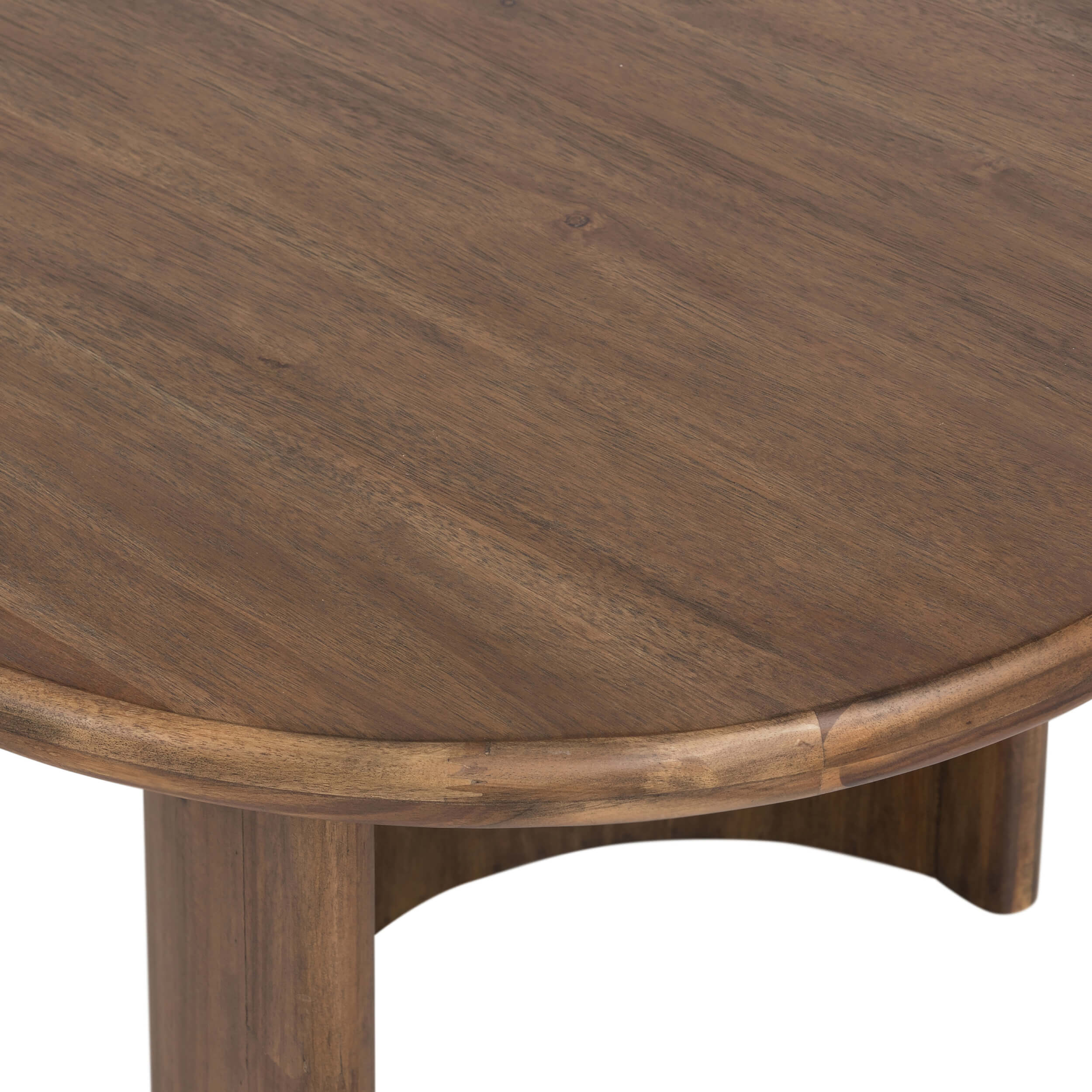 Paden 51" Coffee Table, Seasoned Brown Acacia - Image 4