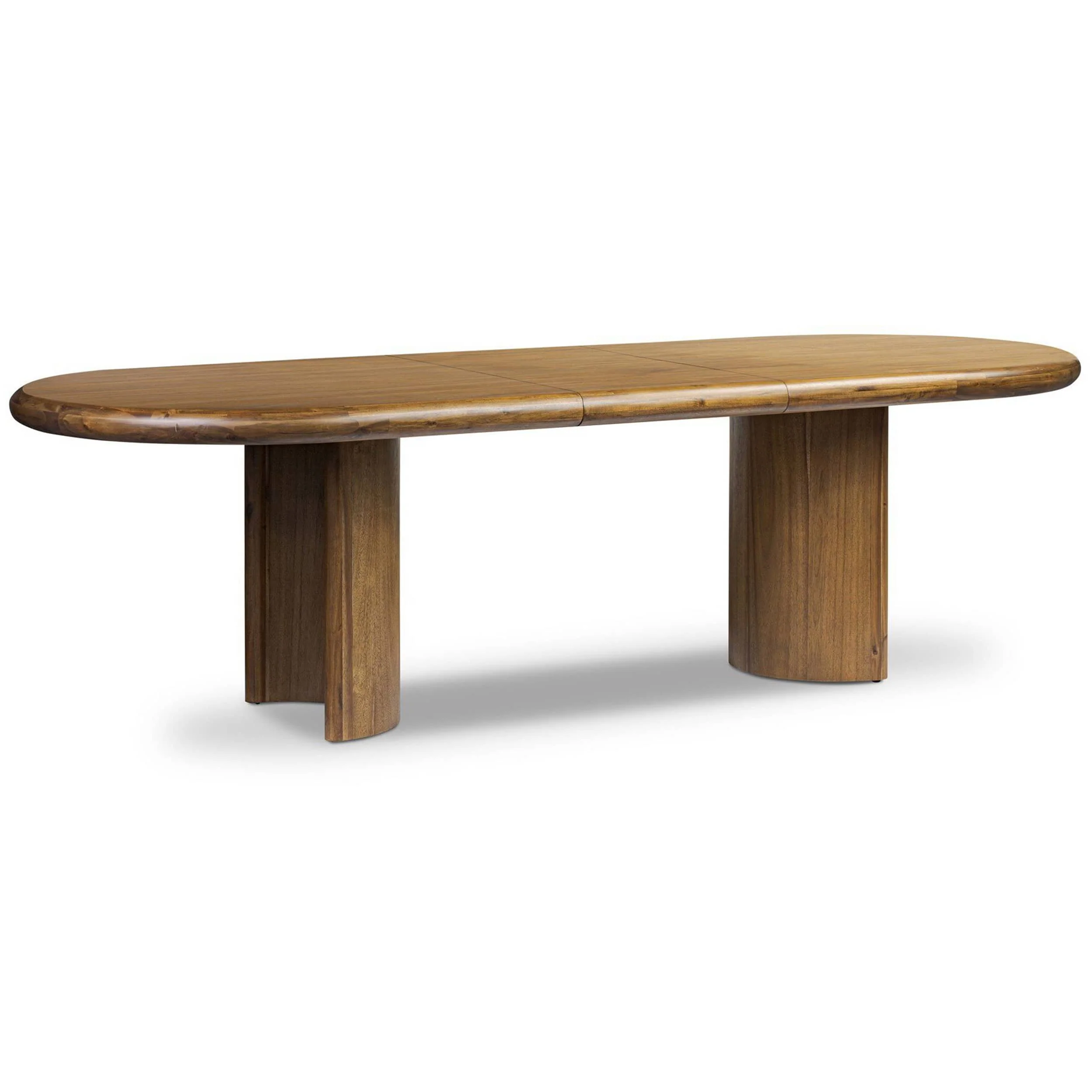 Paden Extension Dining Table, Seasoned Brown Acacia by Four Hands