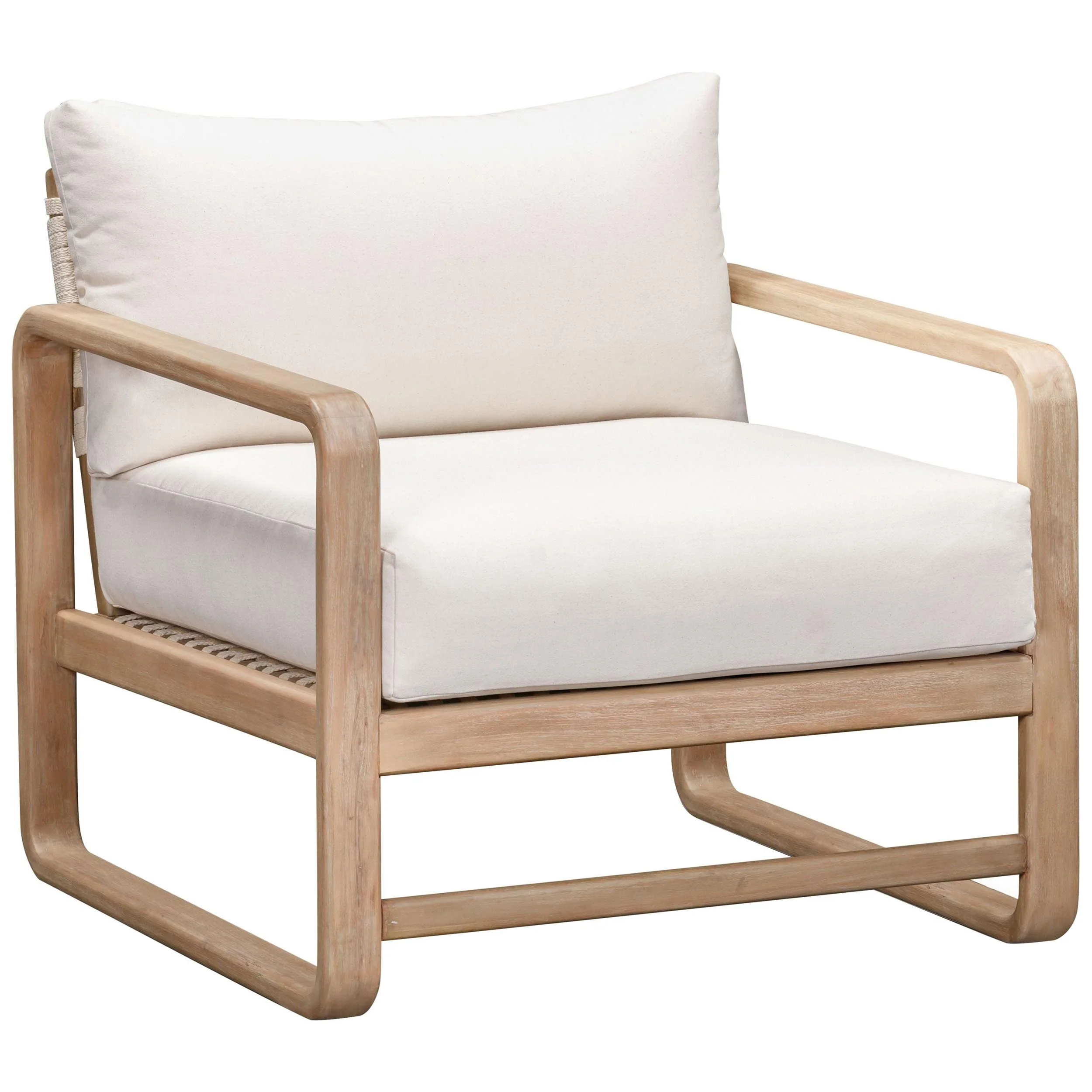 Palata Outdoor Accent Chair, Cream