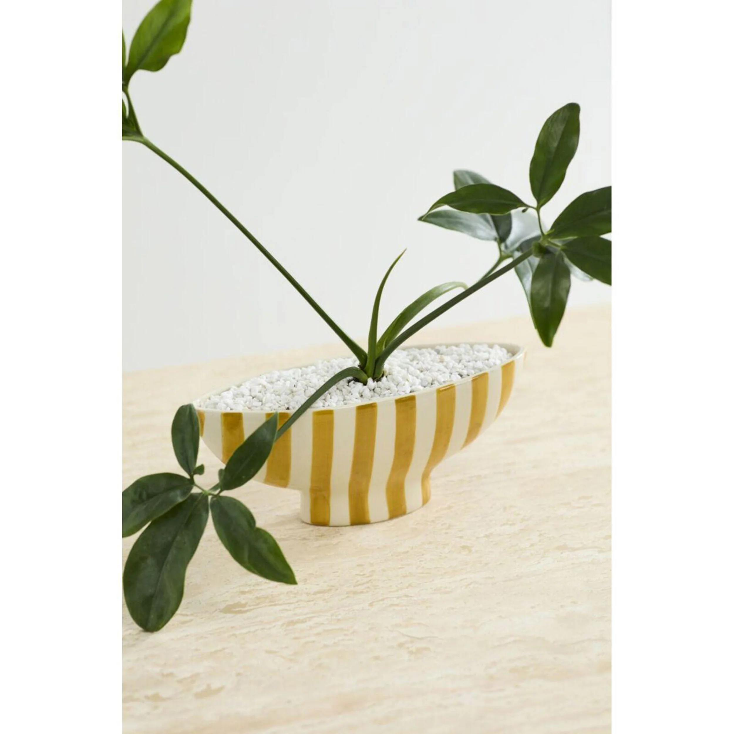 Palmer Ceramic Bowl, Yellow - Image 2