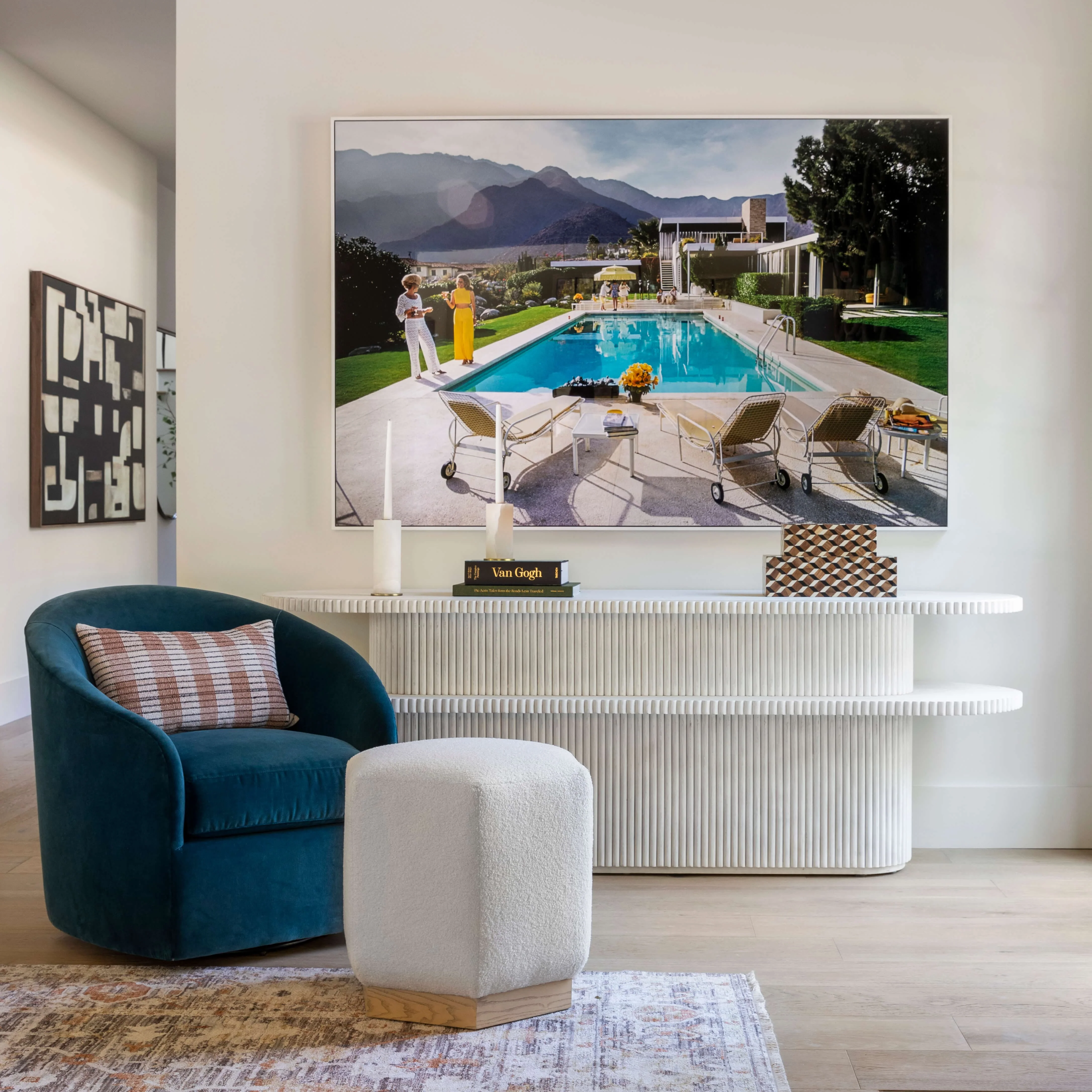 Palms Springs Pool Framed by Slim Aarons by Four Hands - Image 6