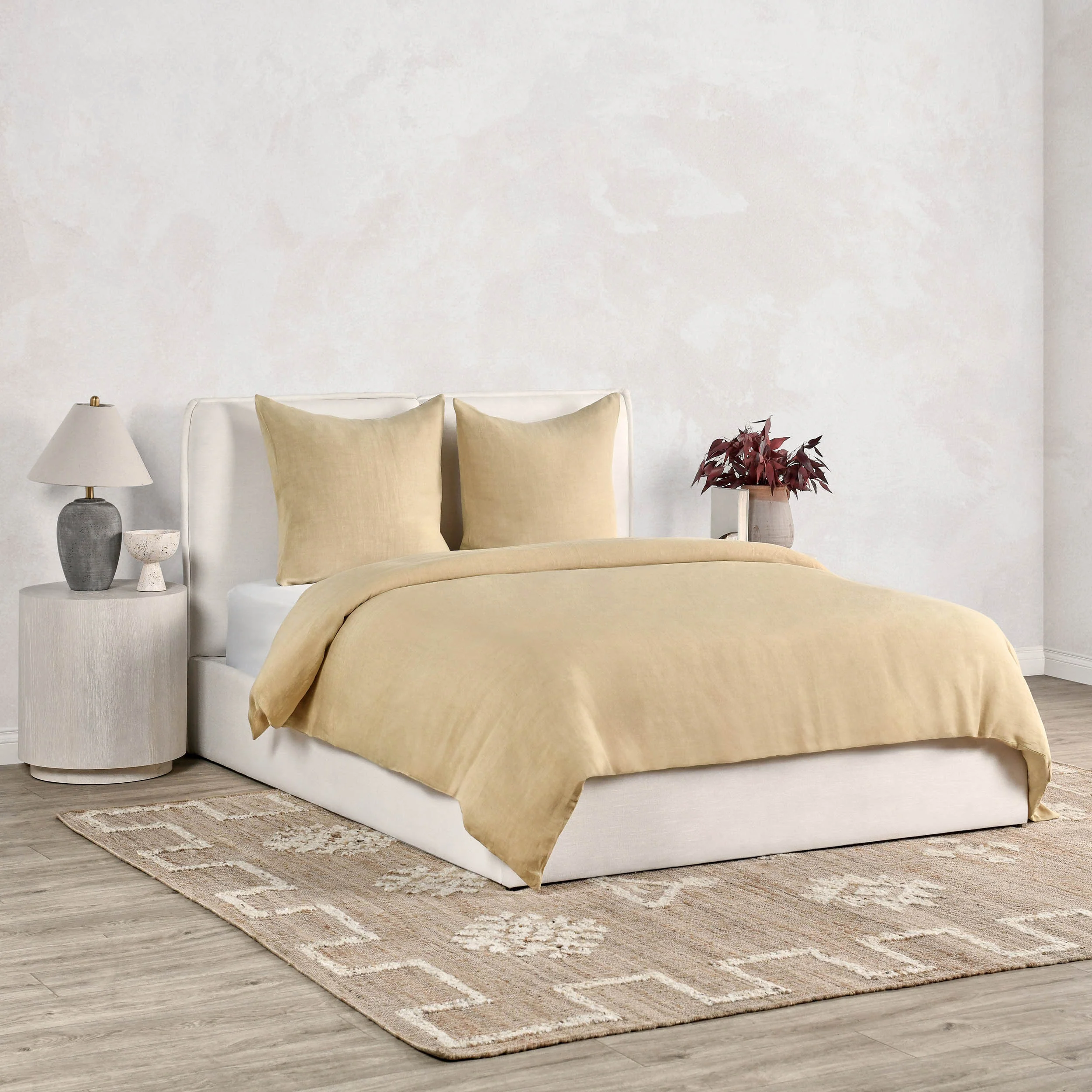 Paloma Duvet Set, Ochre - Image 3
