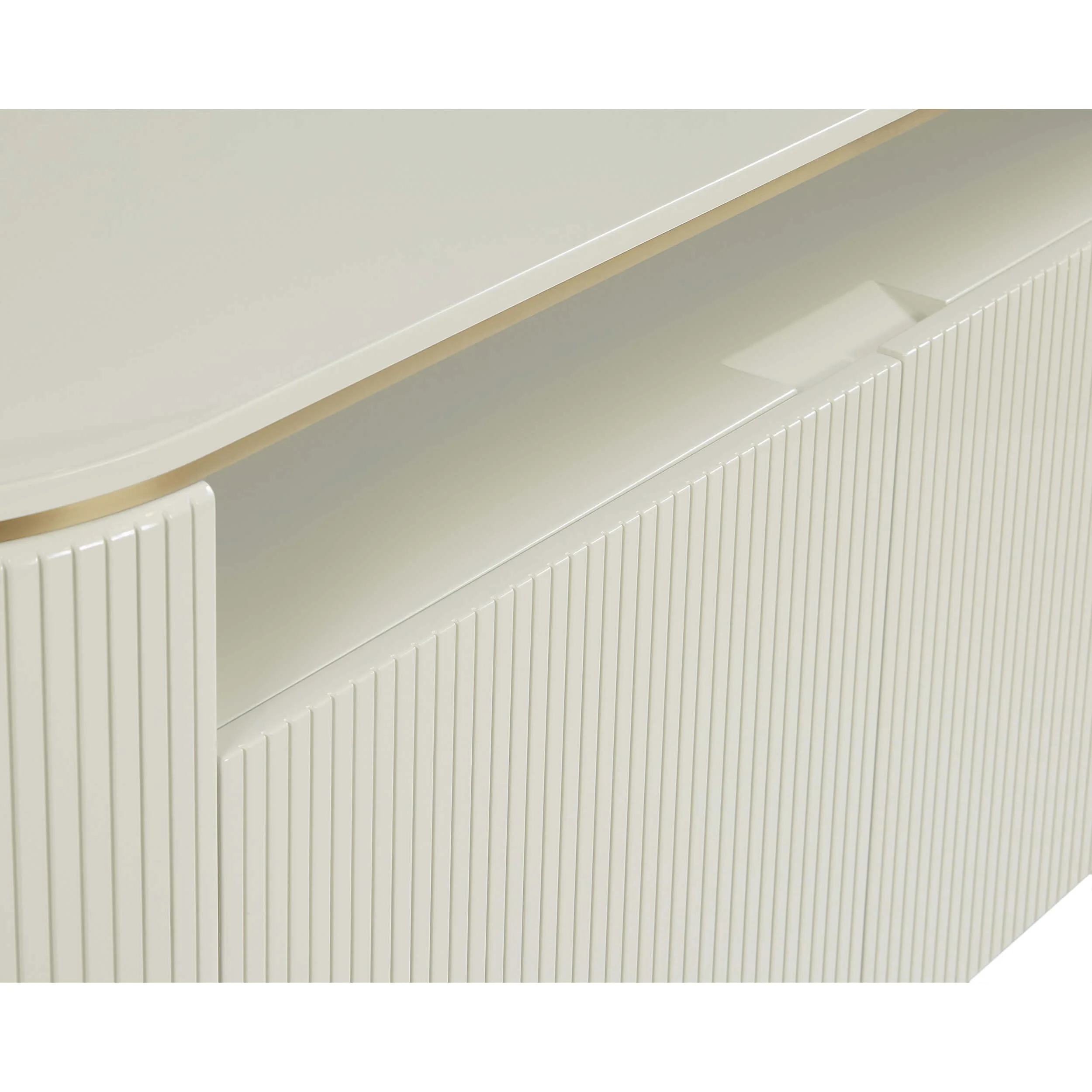 Paloma Sideboard, High Gloss Cream - Image 5